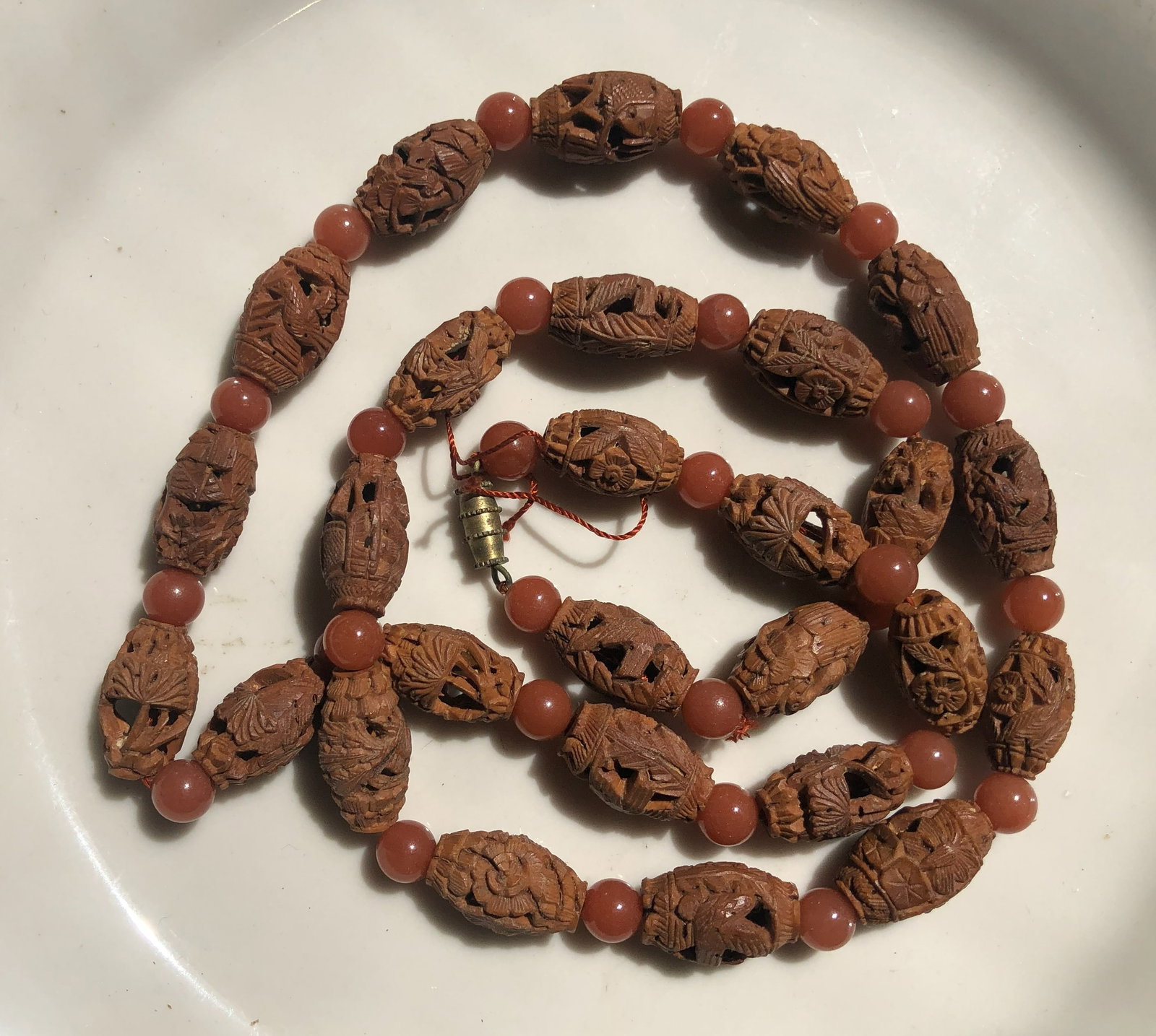 Antique Carved Kitpit Necklace (1 of 4)