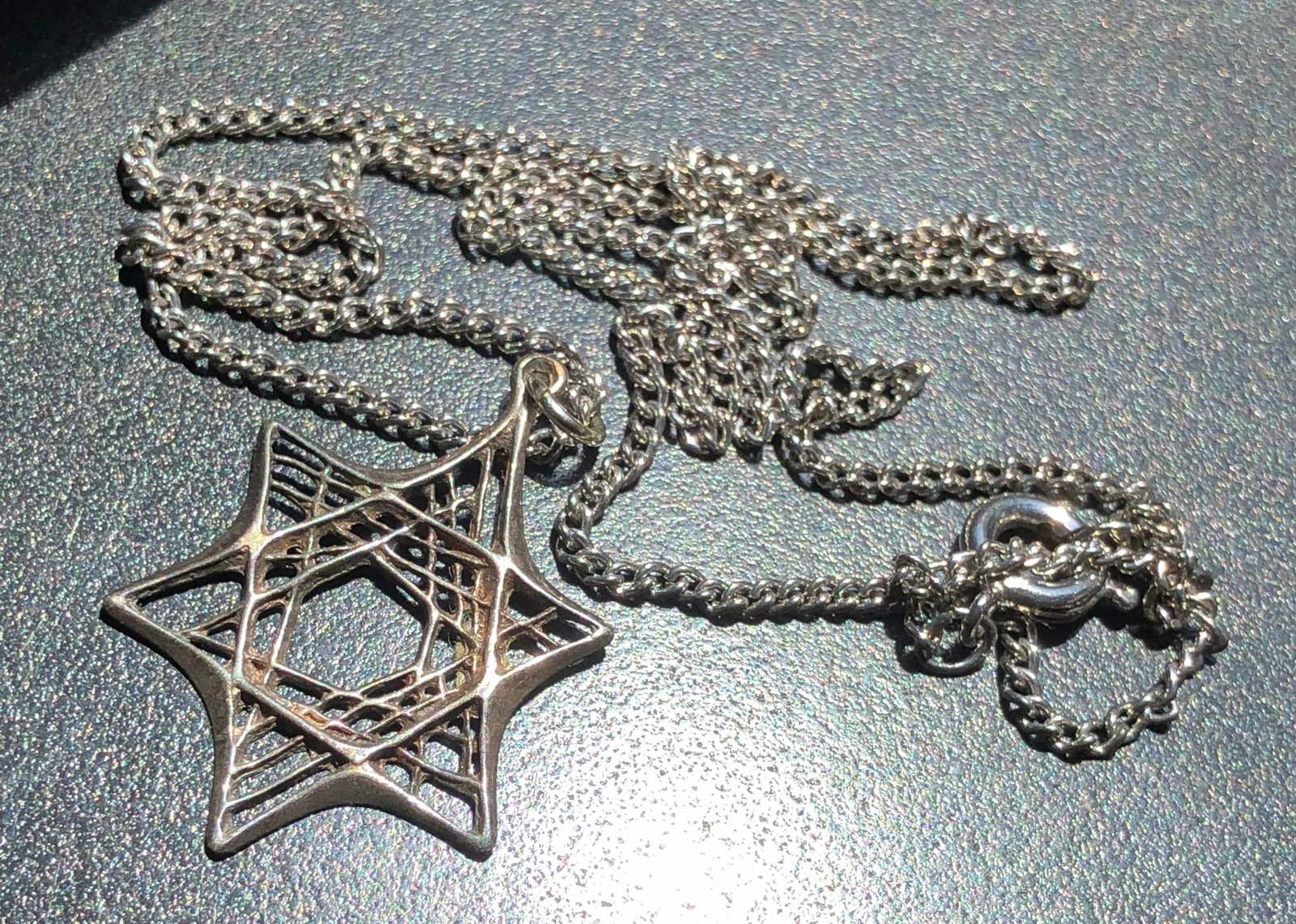 Vintage Silver Pendant Necklace