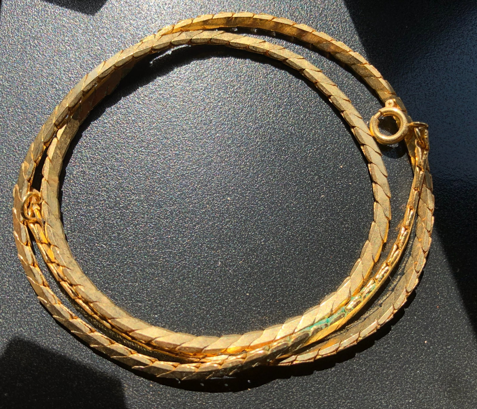 Gold Filled Necklace (1 of 2)