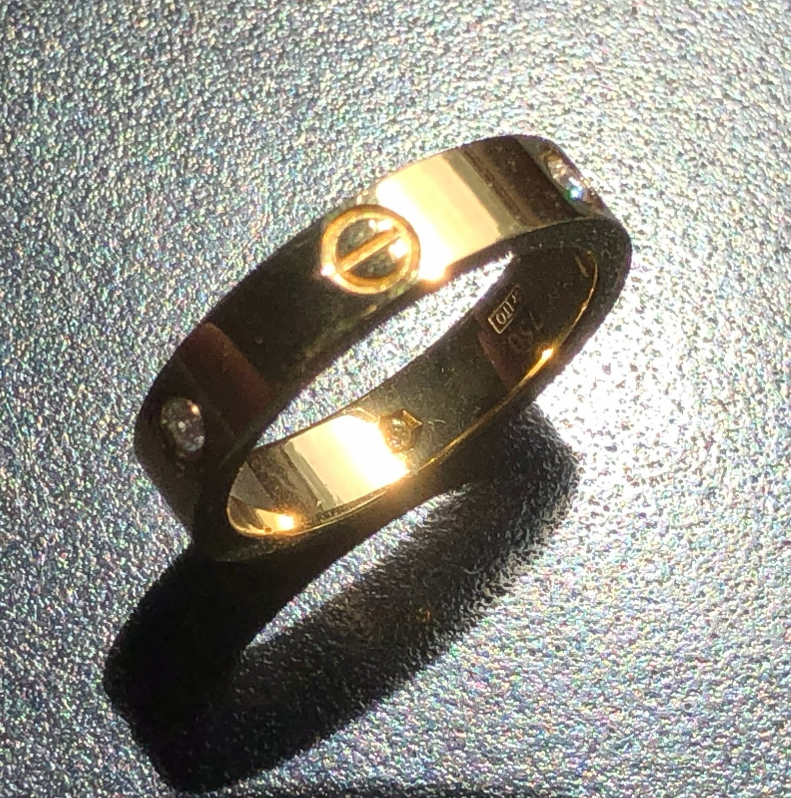 Gold Plated Ring: Gold Plated Ring, Size 7