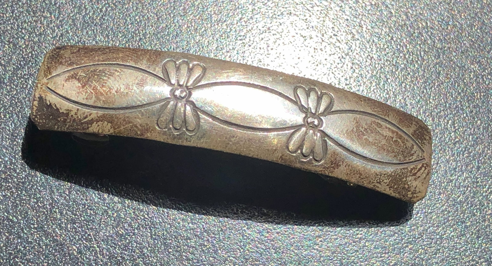 Vintage Silver Hair Clip: Vintage Silver Hair Clip