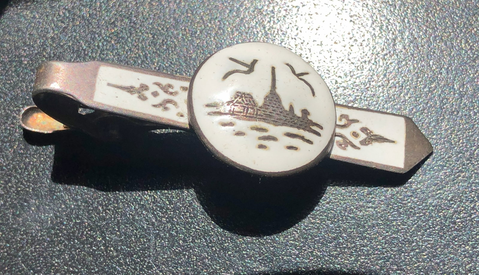 Vintage Silver Tie Clip (1 of 3)