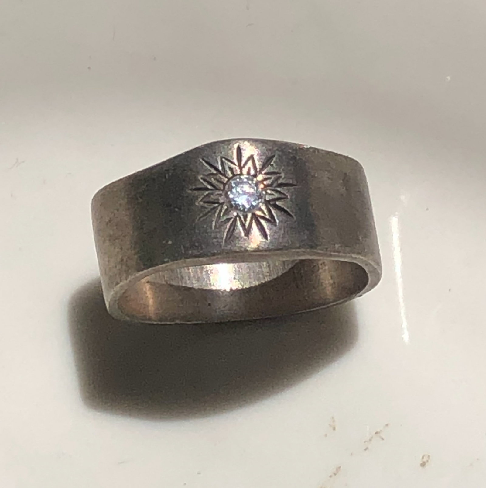 Vintage Silver Ring: Vintage Silver Ring, Size 8