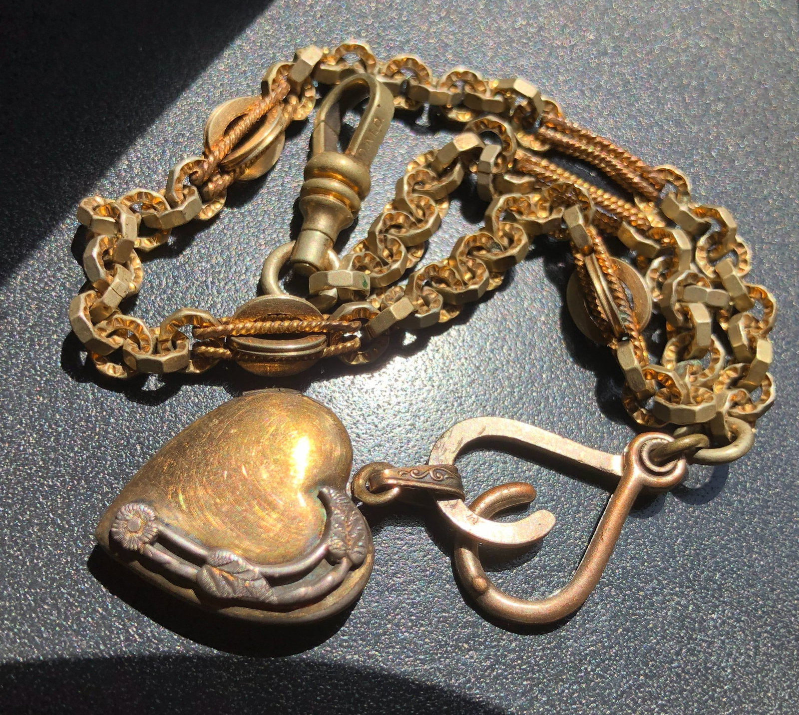 Antique Gold Filled Necklace (1 of 5)