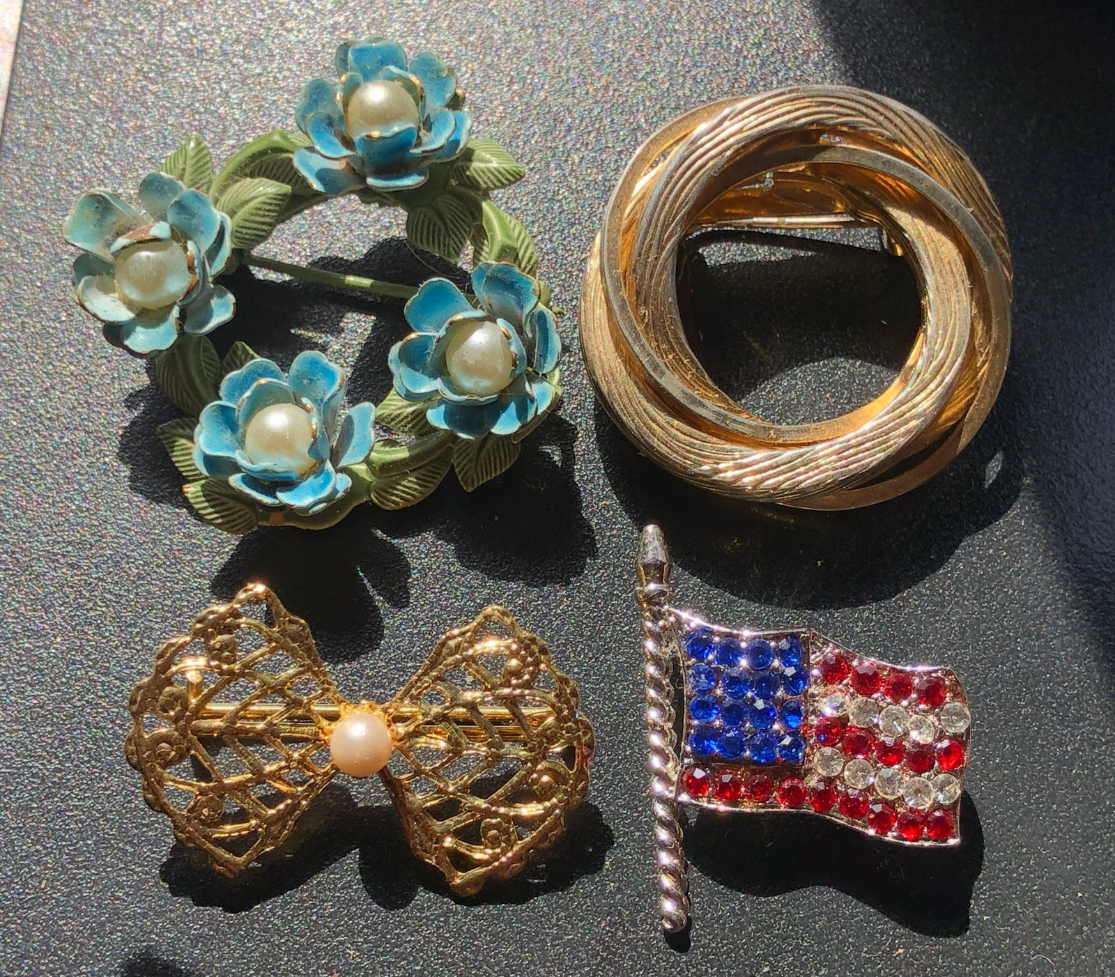 Four Brooch Pins: Four Brooch Pins
