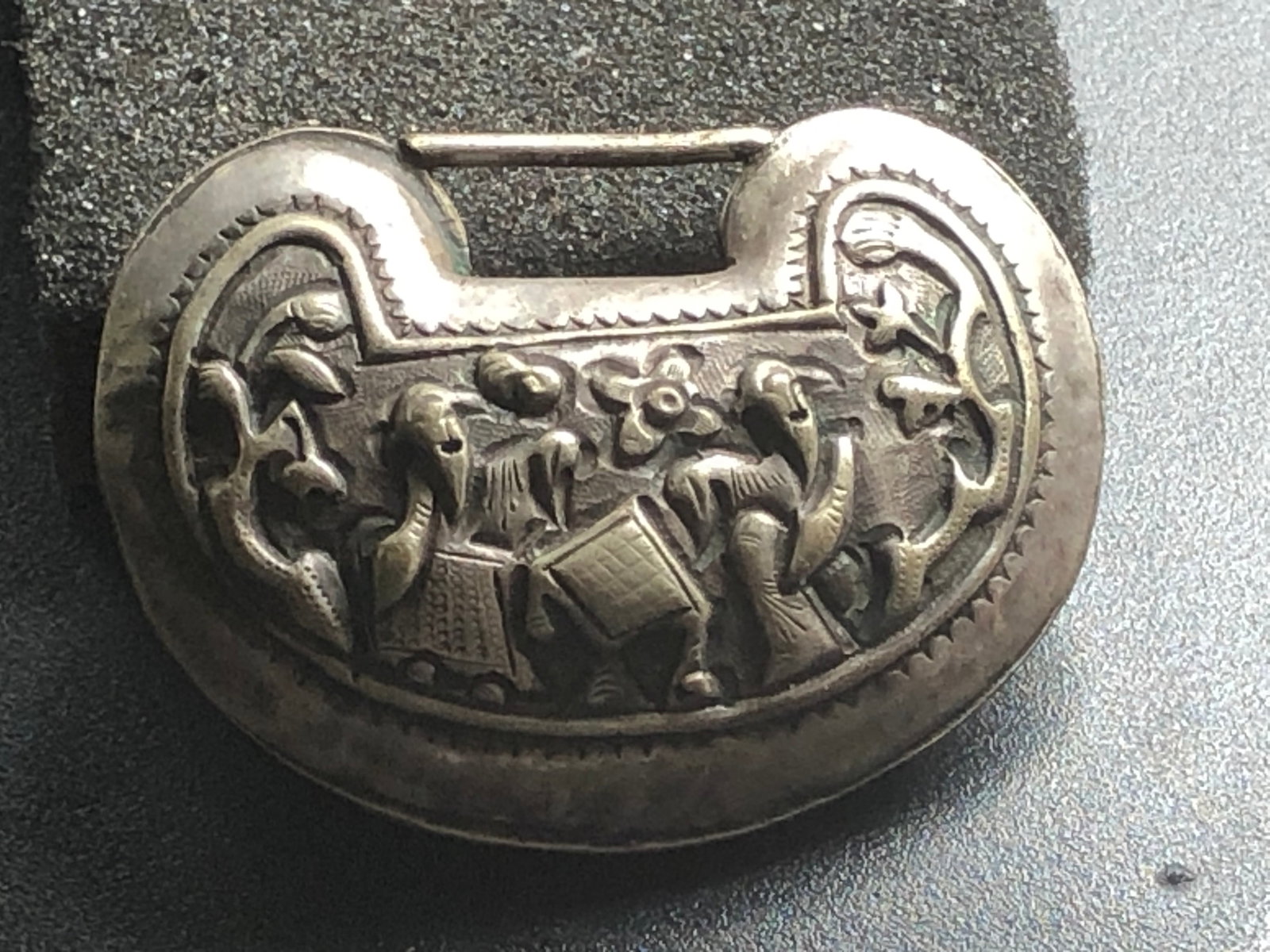 Antique Silver Lock - 3