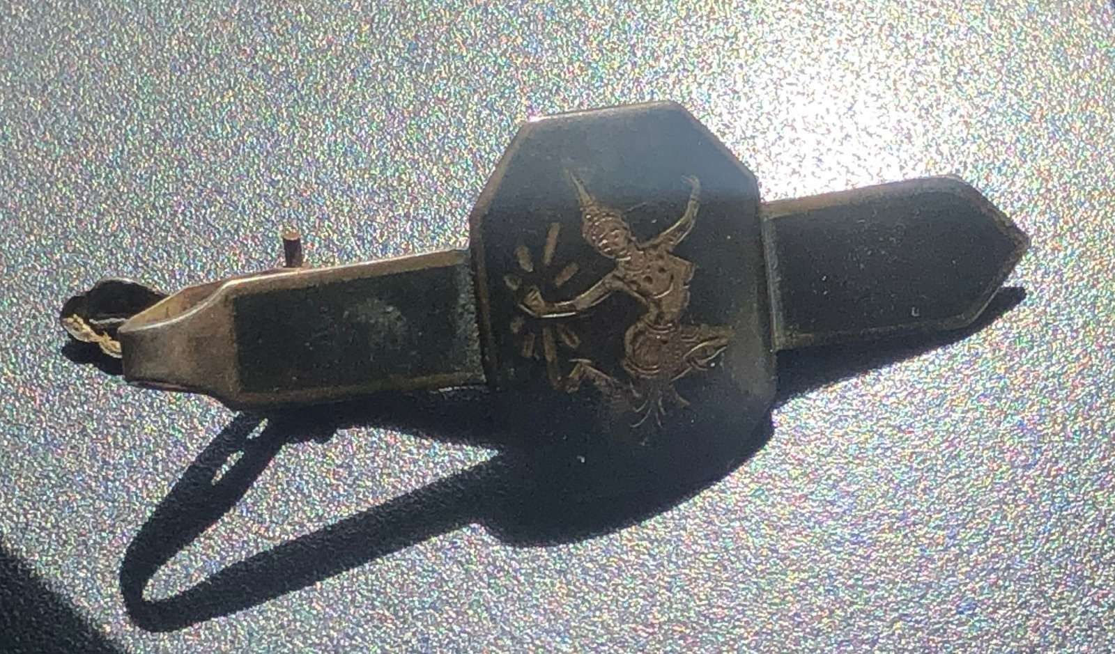 Vintage silver Tie Clasp