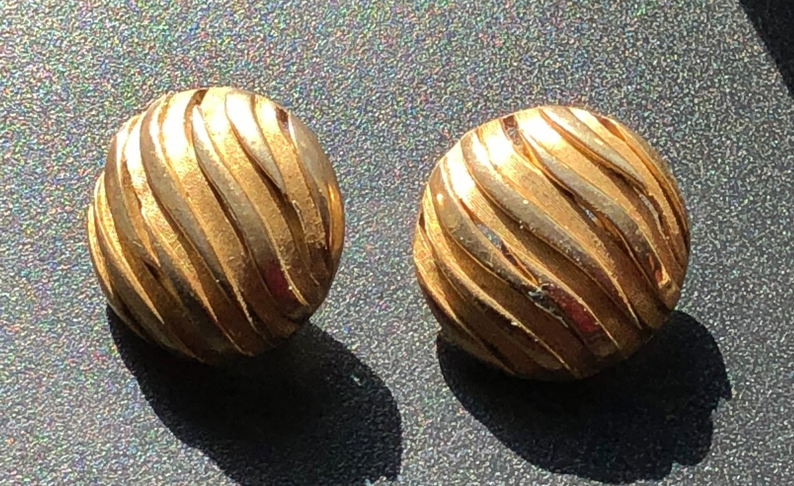 Pair of Gold Filled Earrings: Pair of Gold Filled Earrings