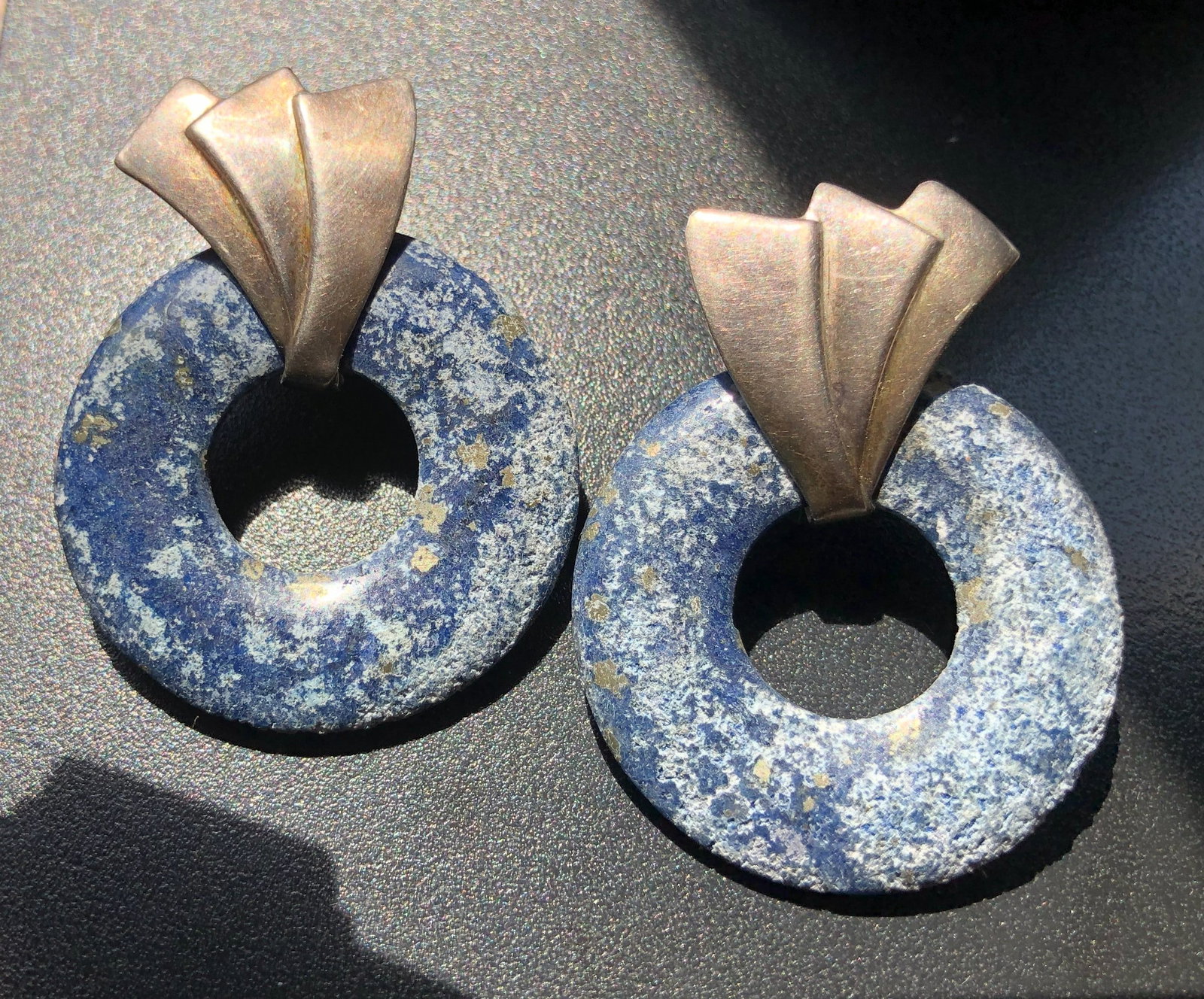 Pair of Silver Earrings: Pair of Silver Earrings
