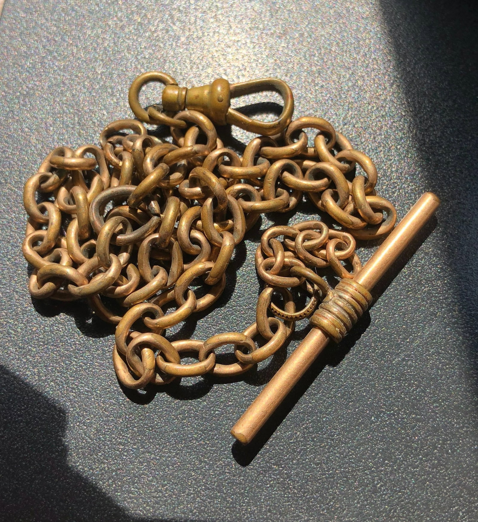 Antique Gold Filled Watch Chain: Antique Gold Filled Watch Chain