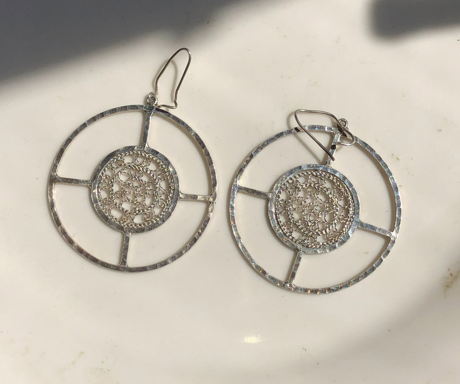Pair of Silver Earrings