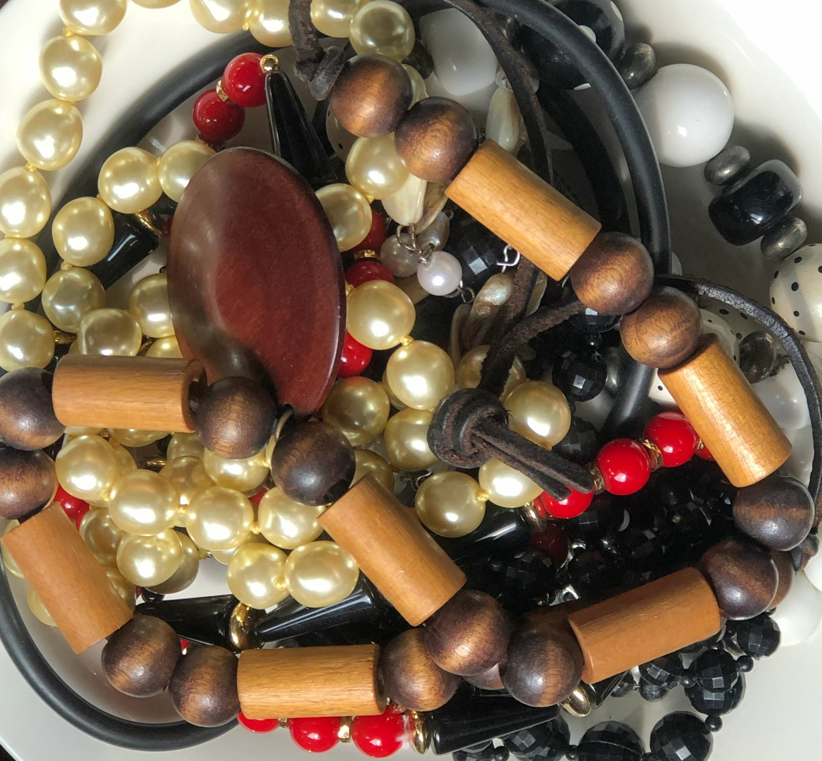 Group of necklaces