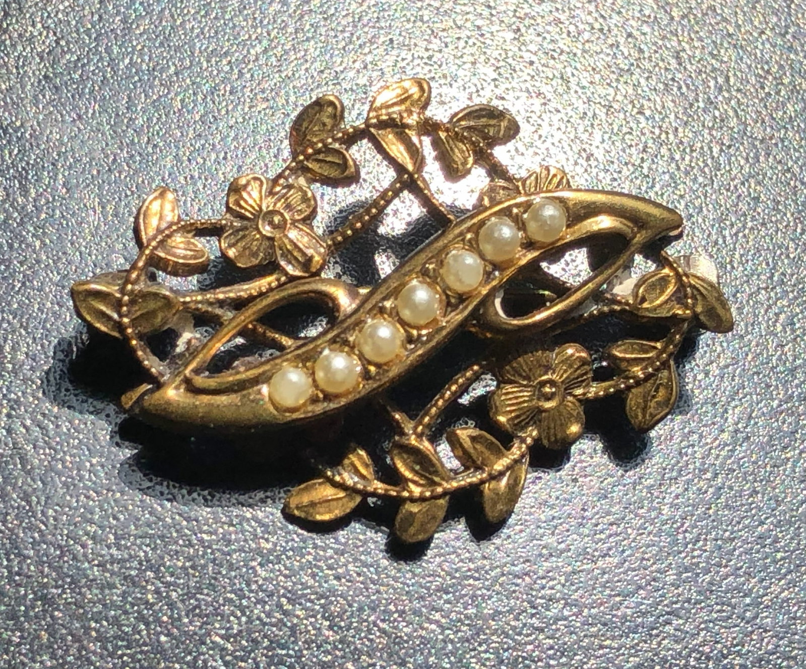 Antique Gold Filled Brooch Pin (1 of 2)
