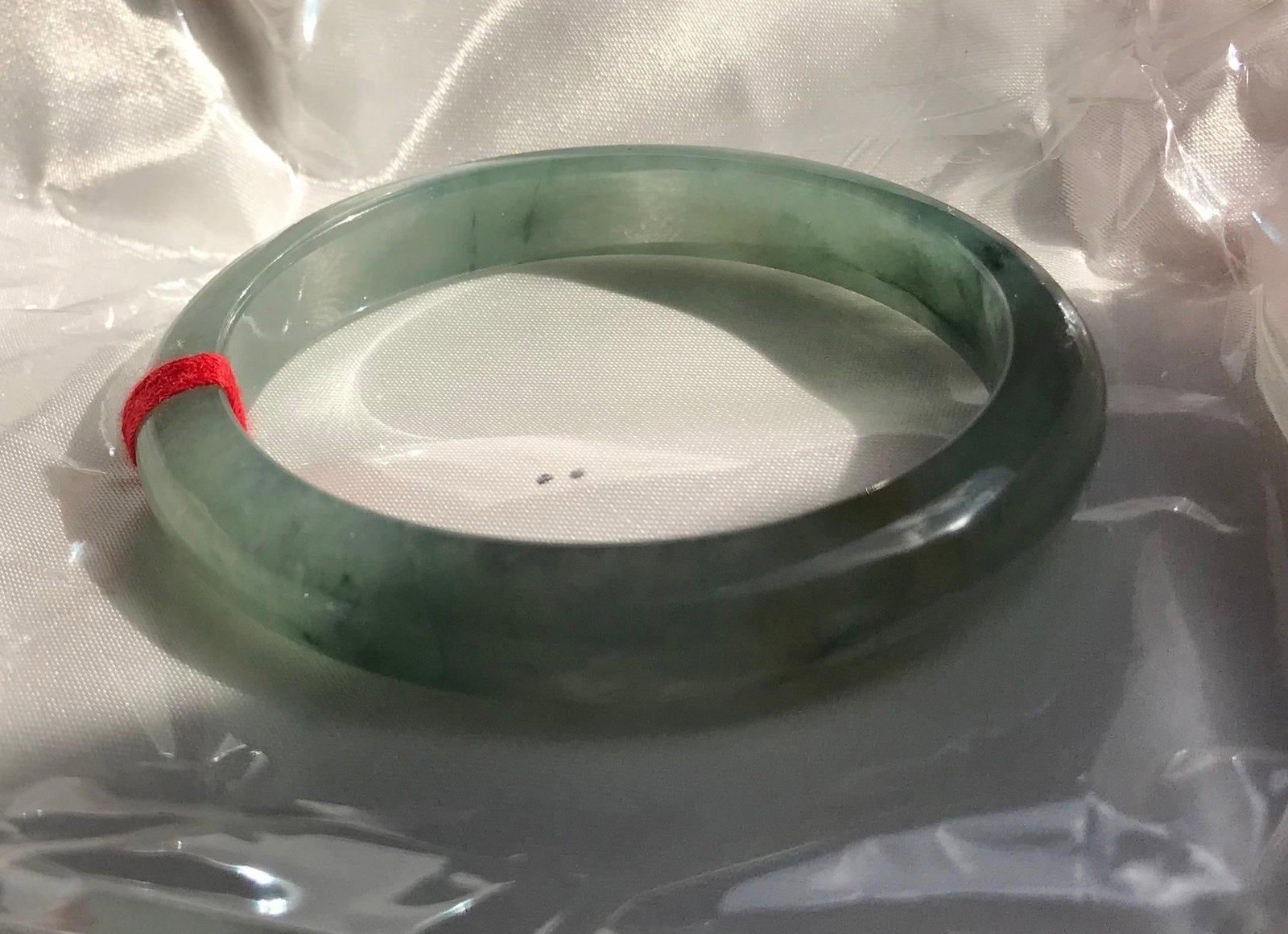 Natural Jadeite Bracelet, Inner er: 56mm: Natural Jadeite Bracelet, Inner er: 56mm