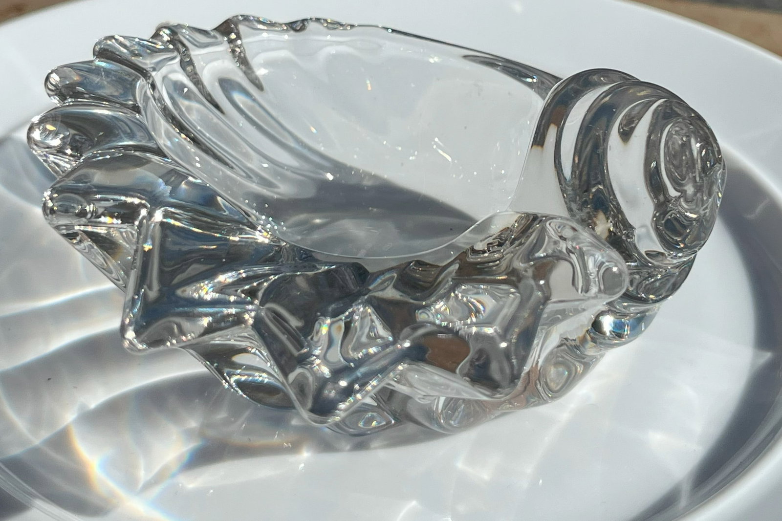 French Crystal Decorative Bowl (1 of 4)