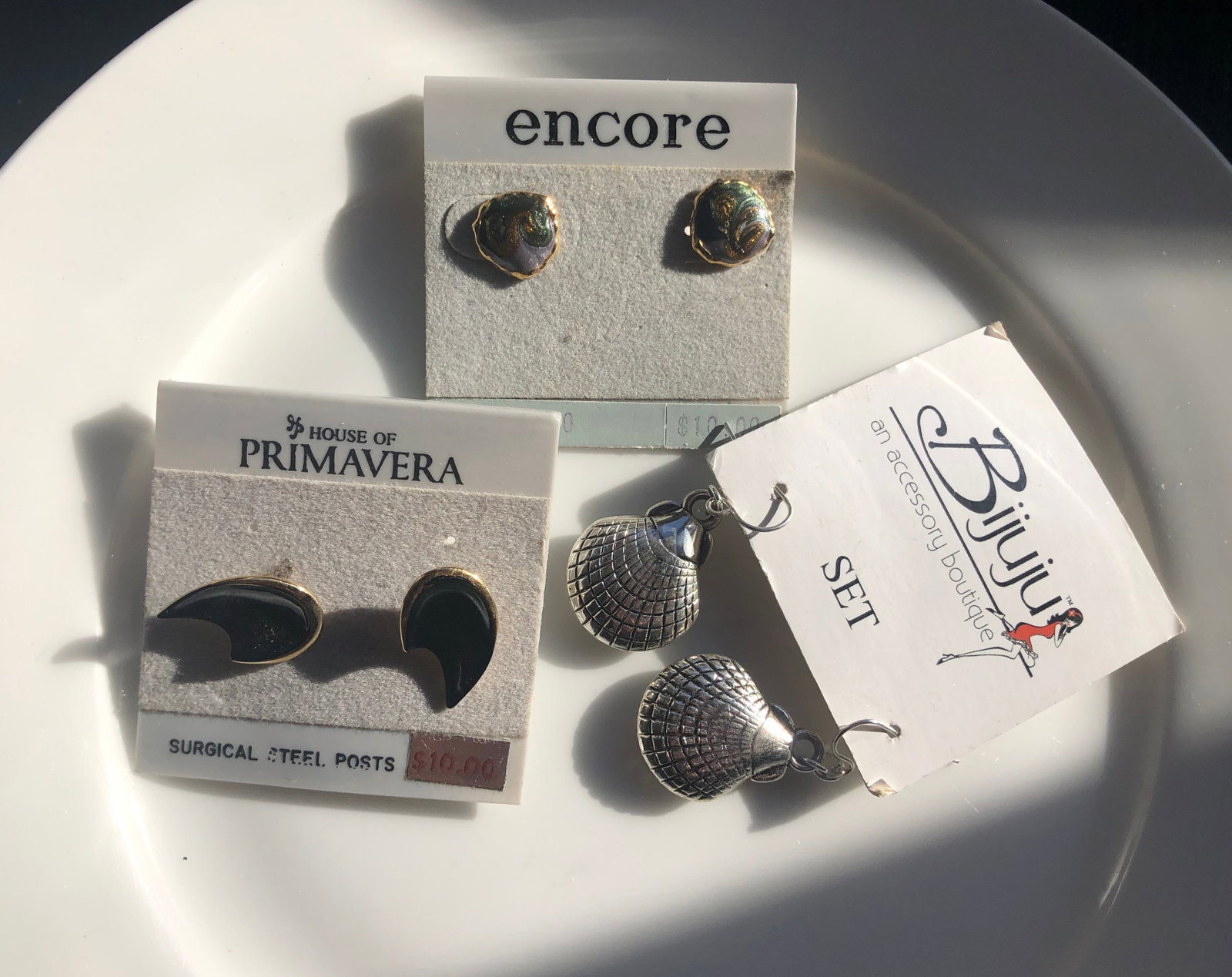 Three Pairs of Earrings (1 of 3)