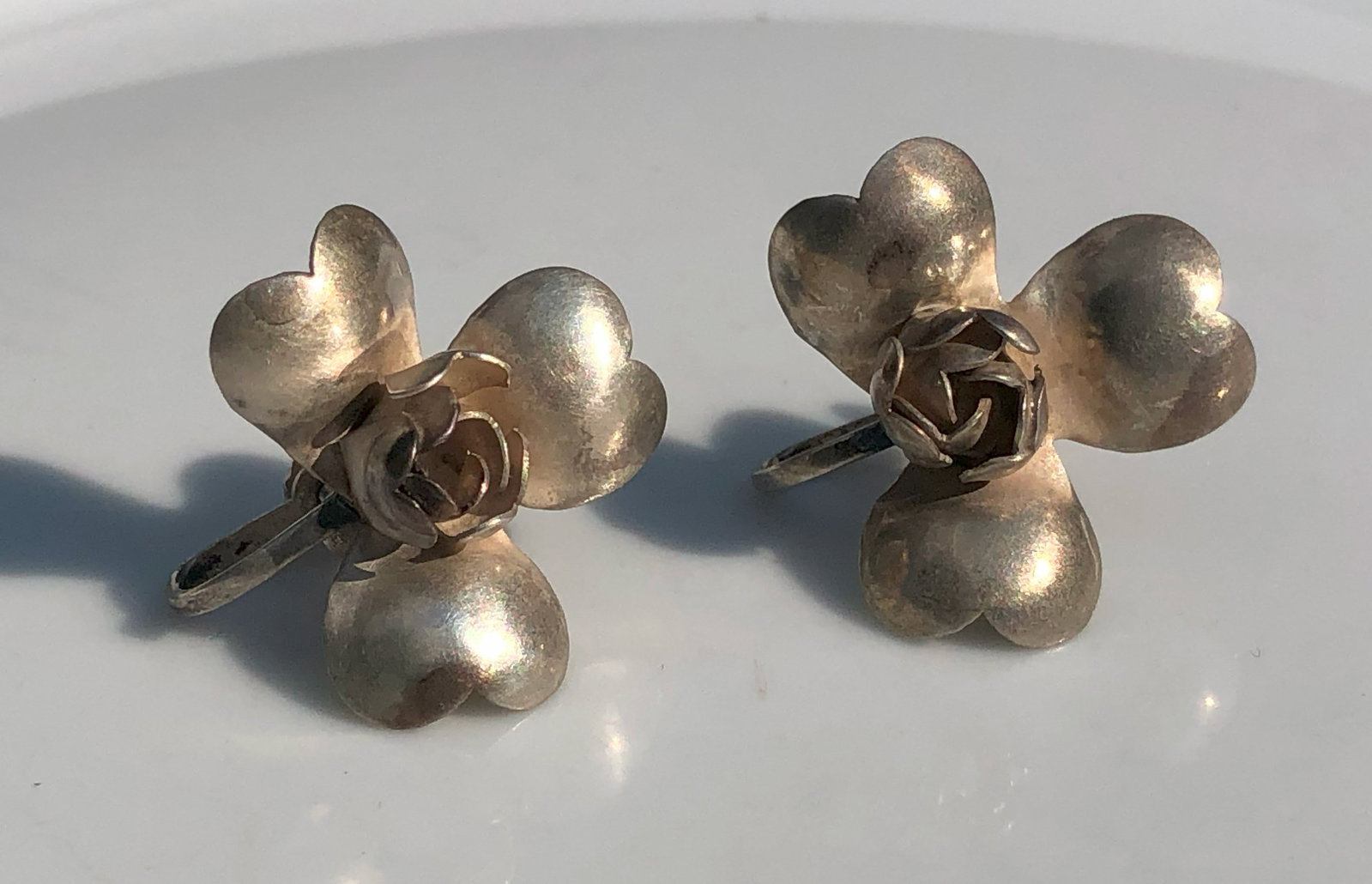 Pair of Silver Earrings (1 of 3)