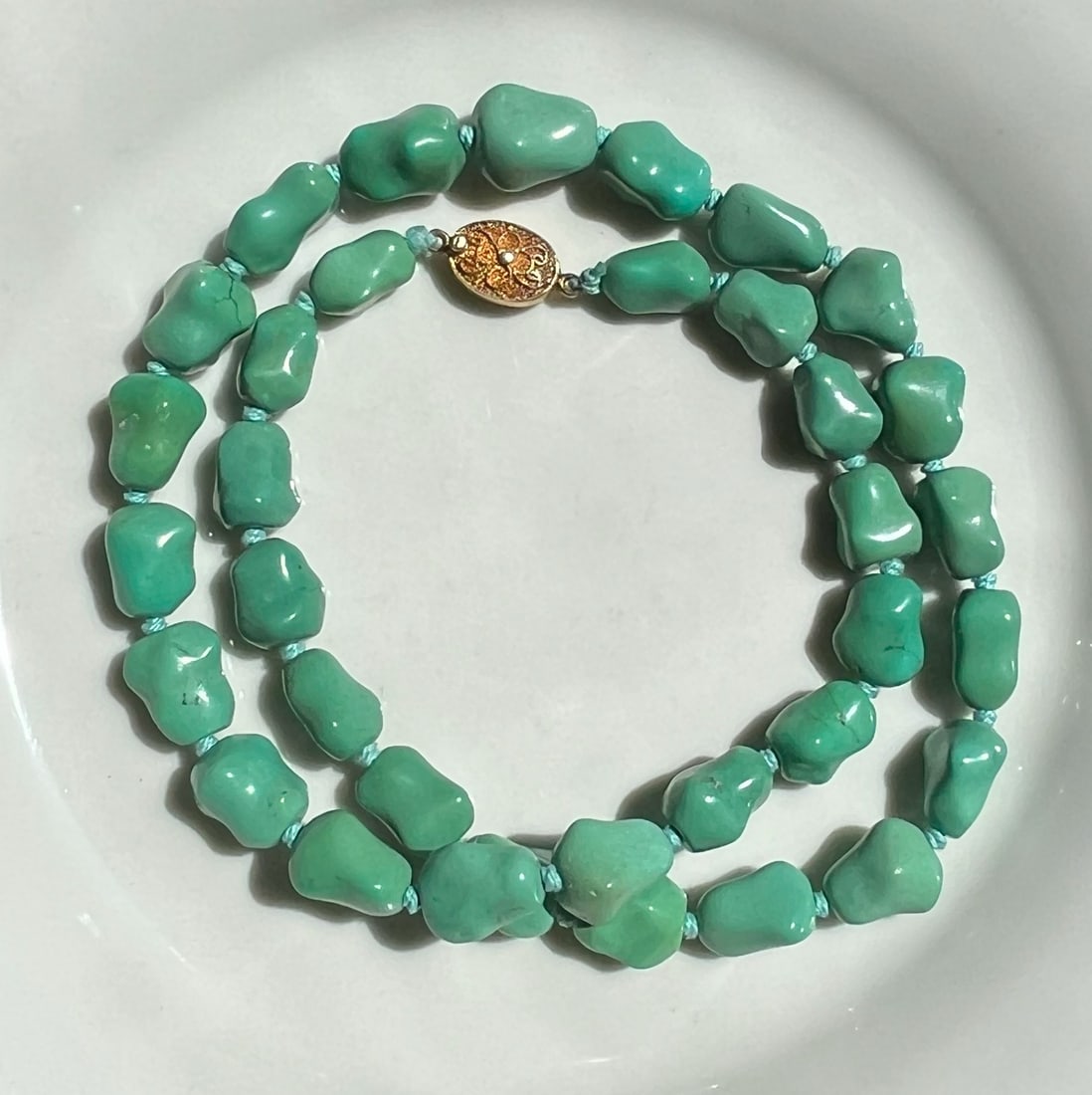Antique Turquoise Necklace (1 of 3)