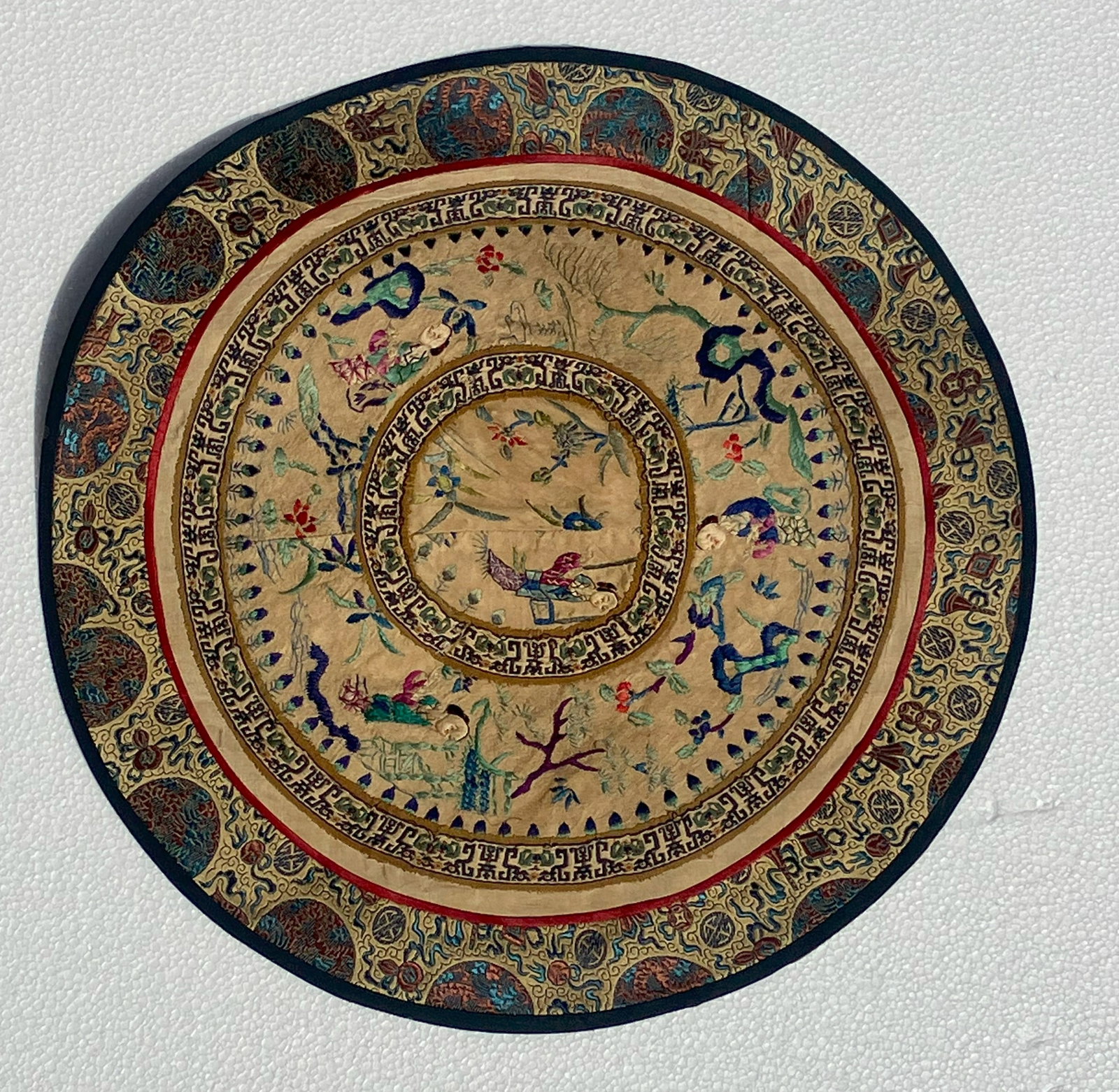 Vintage Embroidery Panel, Size: 14" (1 of 2)