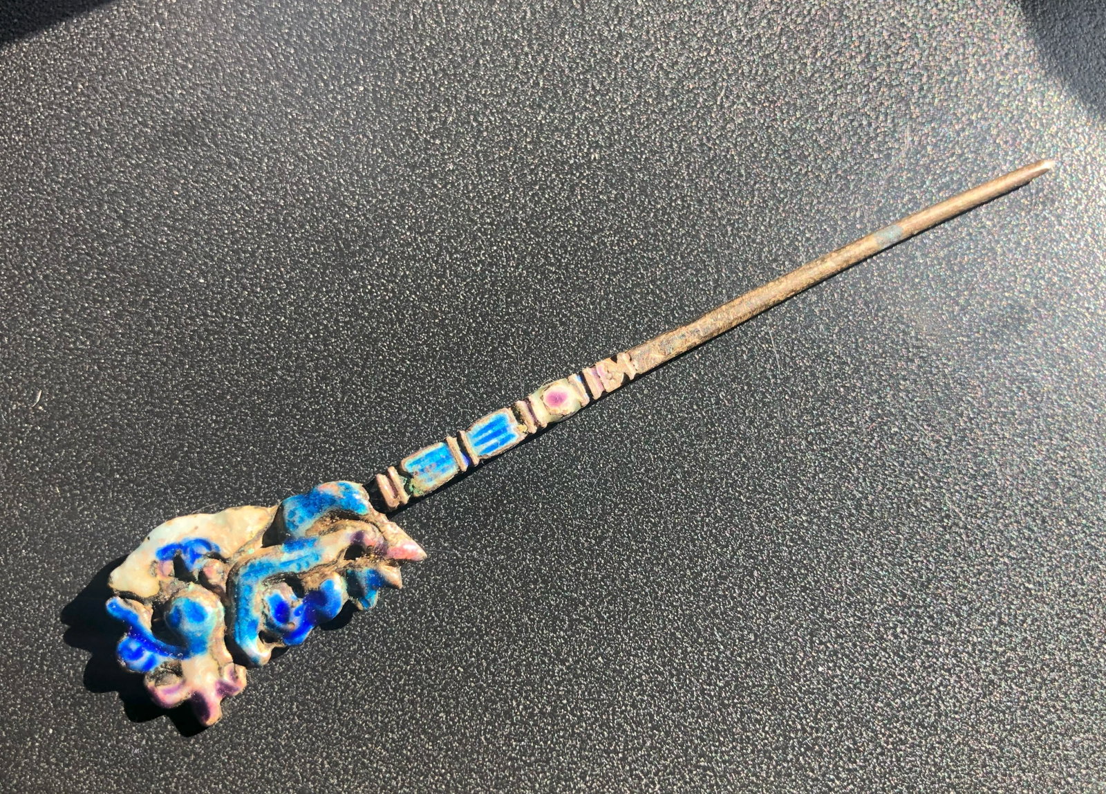 Antique Chinese Silver Hair Pin: Antique Chinese Silver Hair Pin