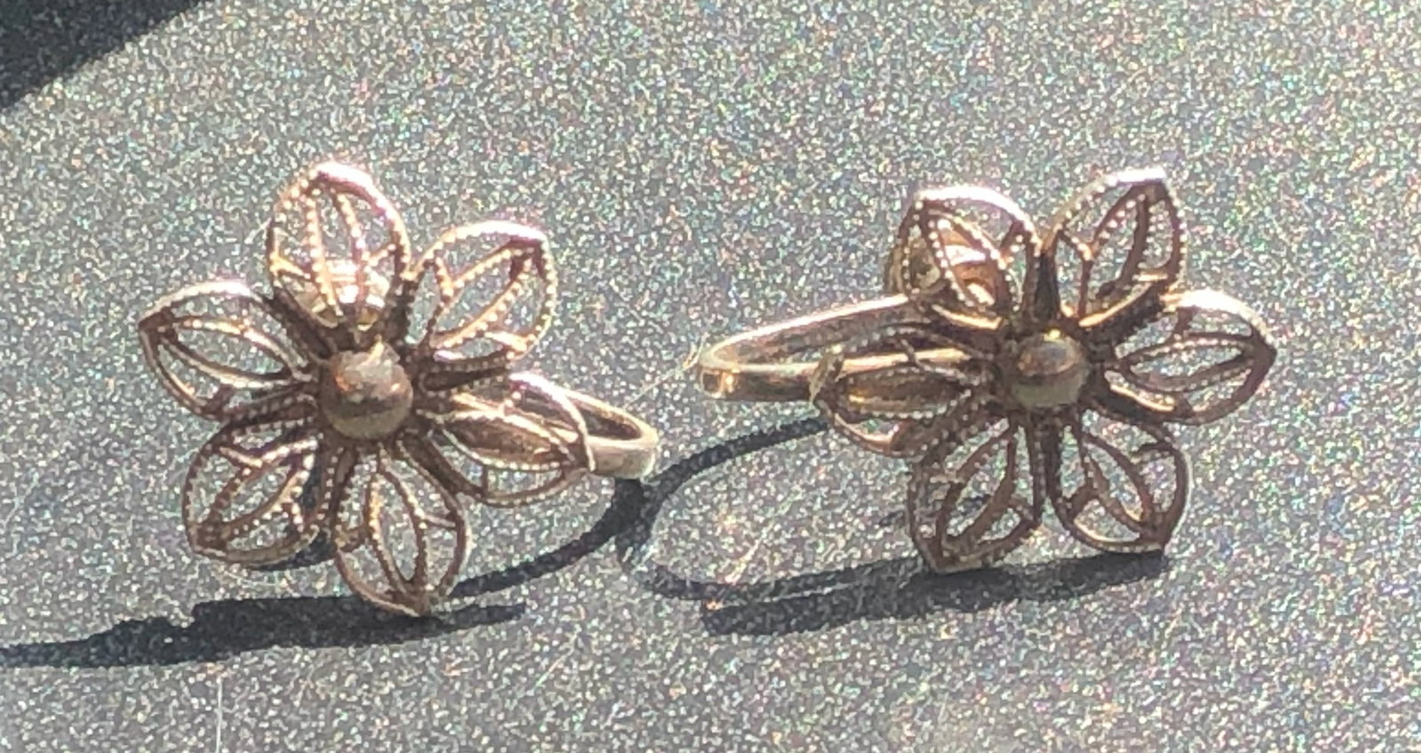 Pair of Silver Earrings: Pair of Silver Earrings
