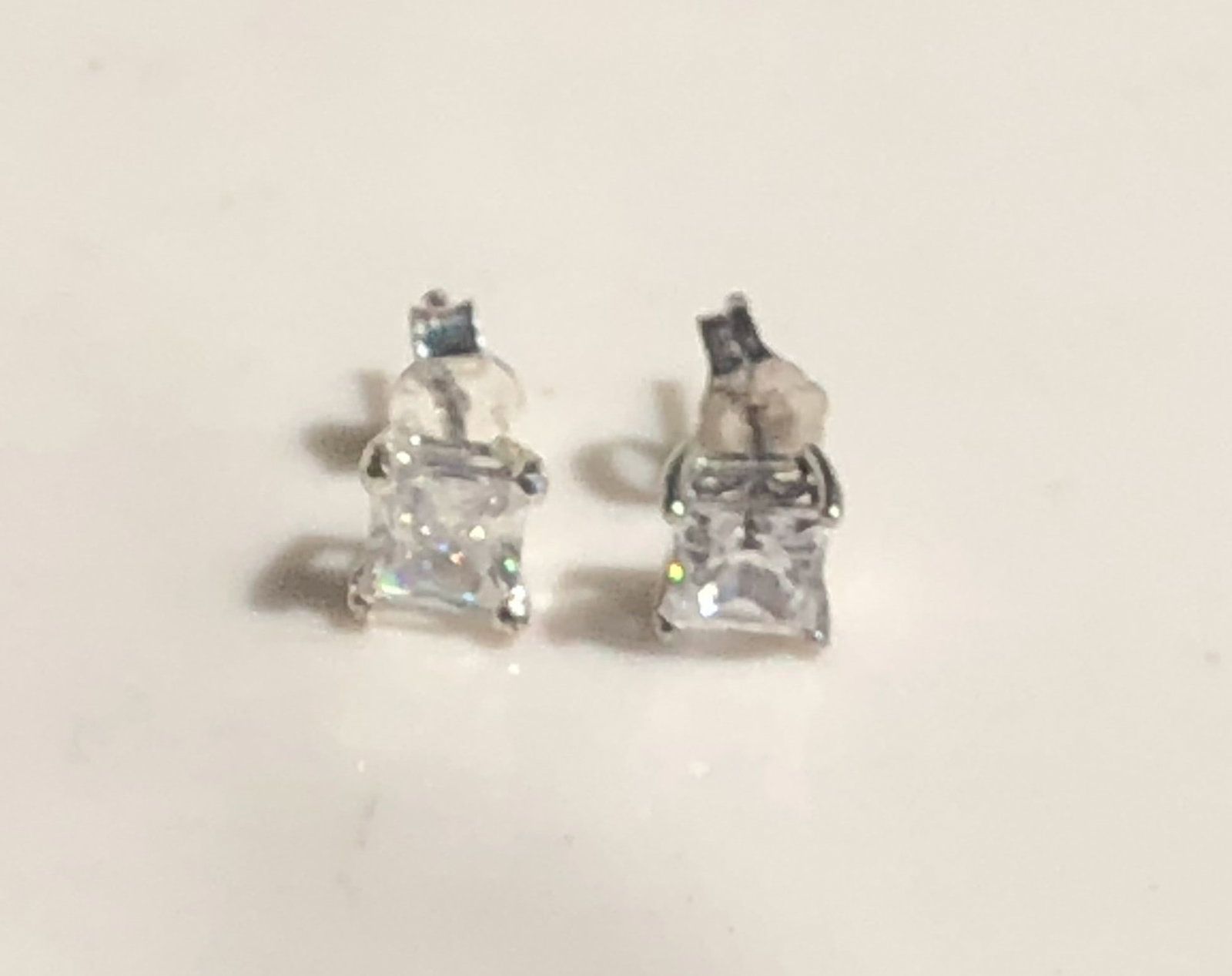 Pair of Silver Earrings: Pair of Silver Earrings