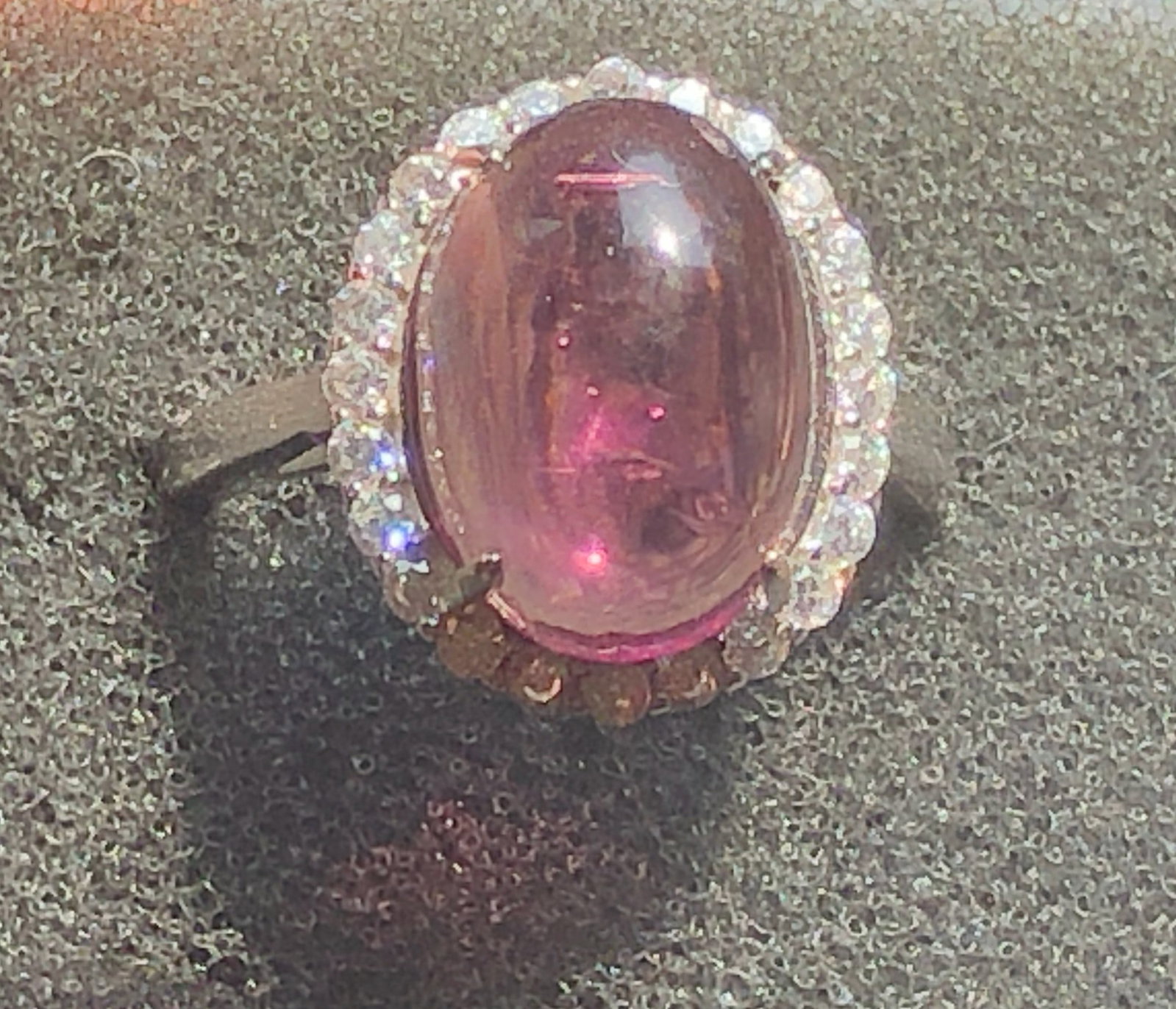 Vintage silver Tourmaline Ring: Vintage silver Tourmaline Ring, Size 7