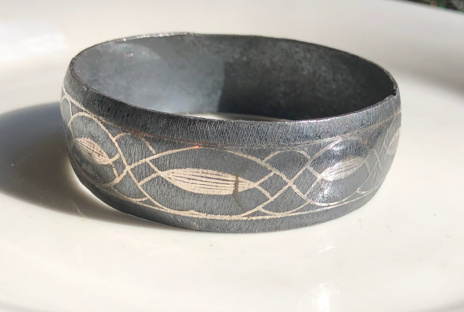 Engraved Metal Bracelet
