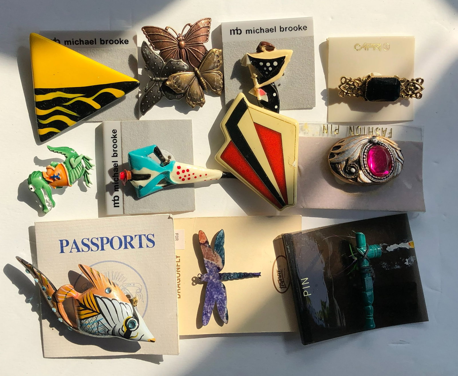 Group of Brooch Pins: Group of Brooch Pins