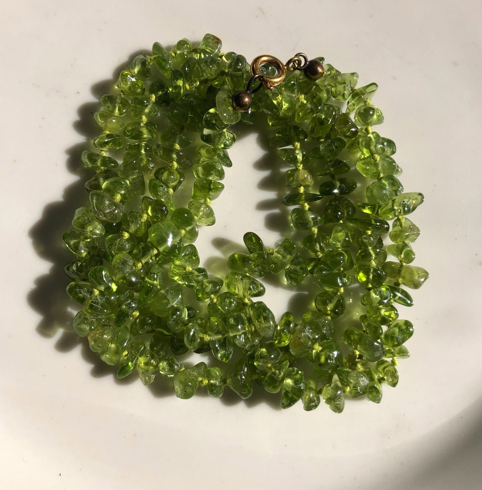 Green Gemstone Necklace