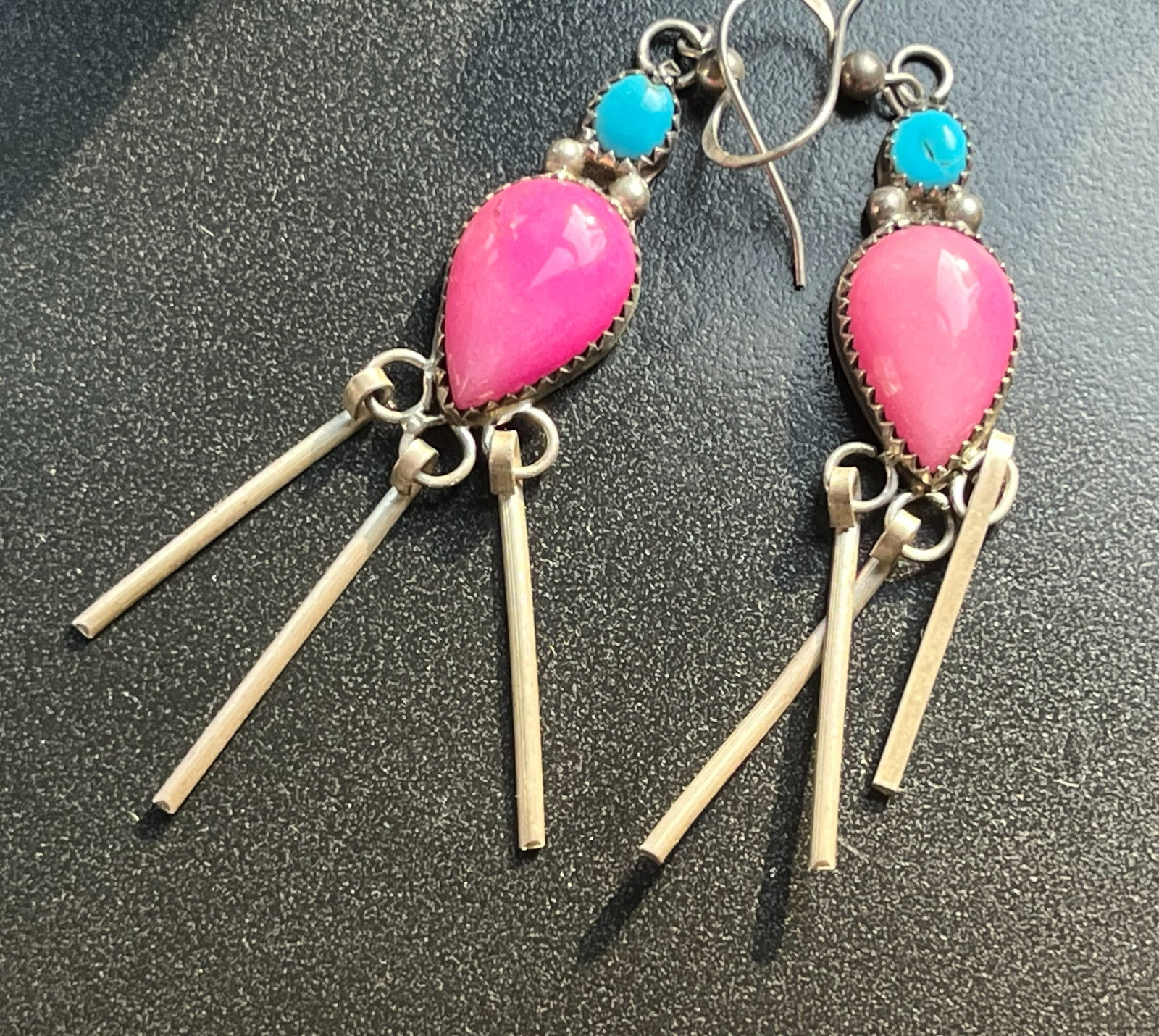 Pair of Turquoise Earrings: Pair of Turquoise Earrings