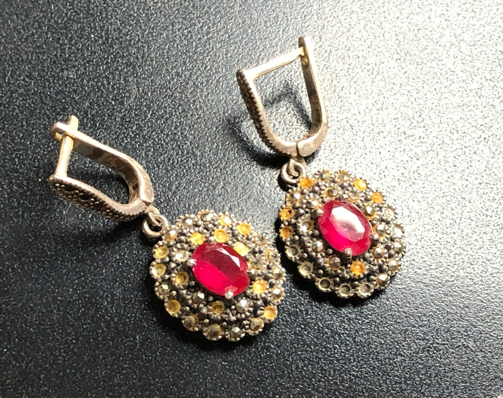 Pair of Silver Earrings: Pair of Silver Earrings
