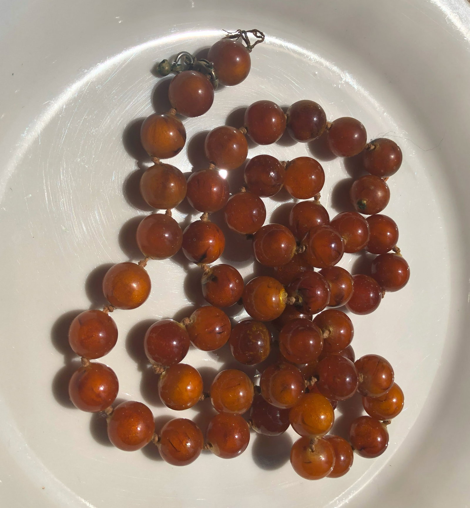 Antique Amber Necklace: Antique Amber Necklace
