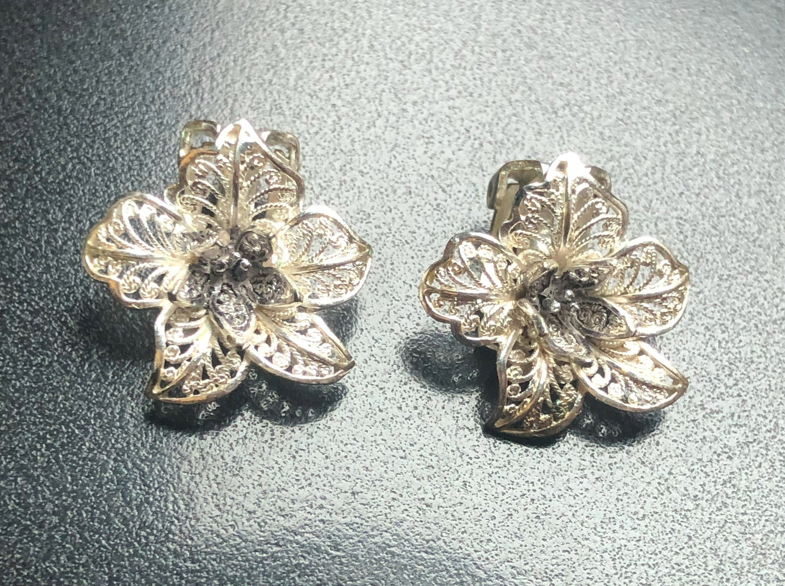 Pair of Silver Earrings (1 of 3)