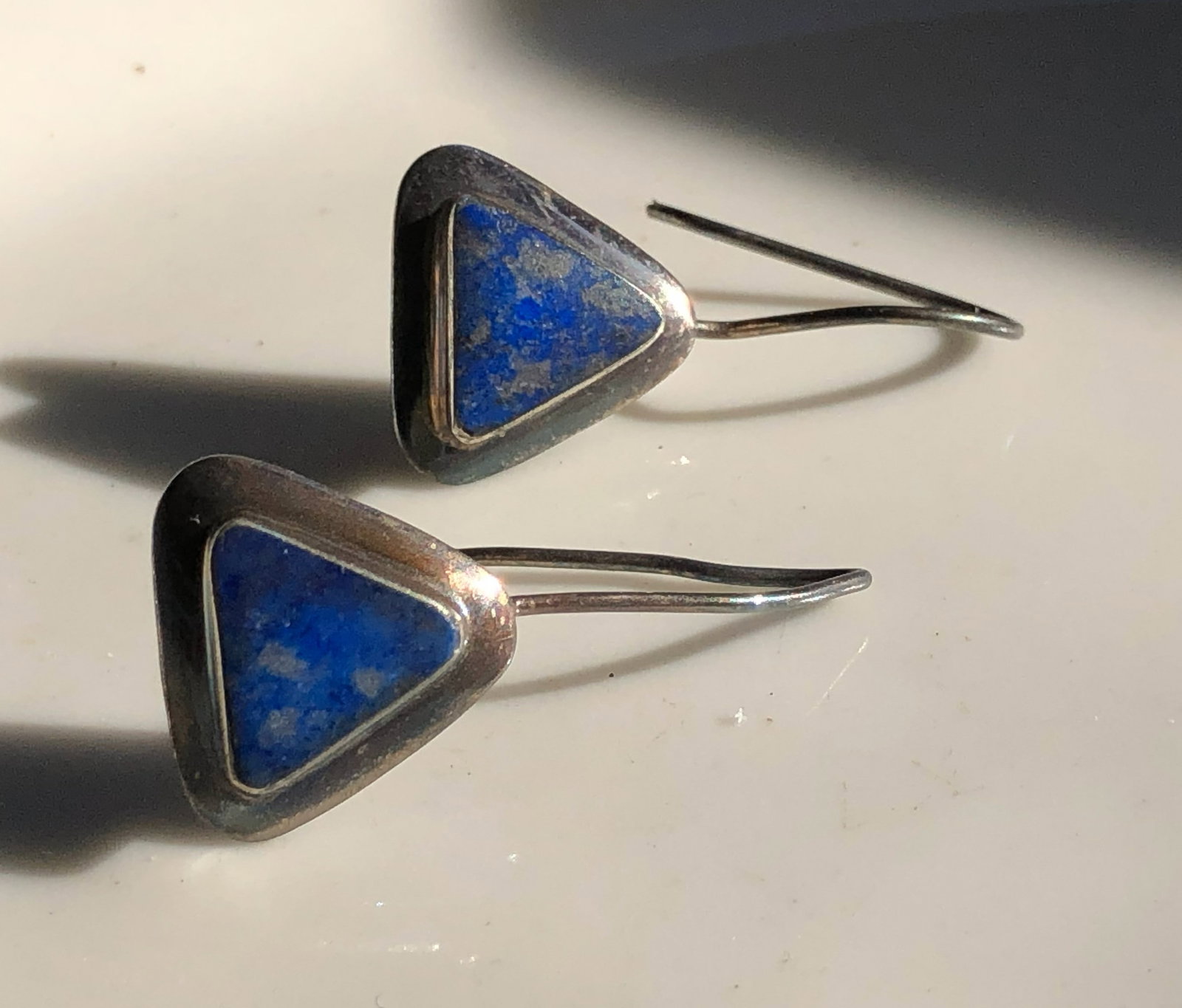 Pair of Silver Earrings: Pair of Silver Earrings