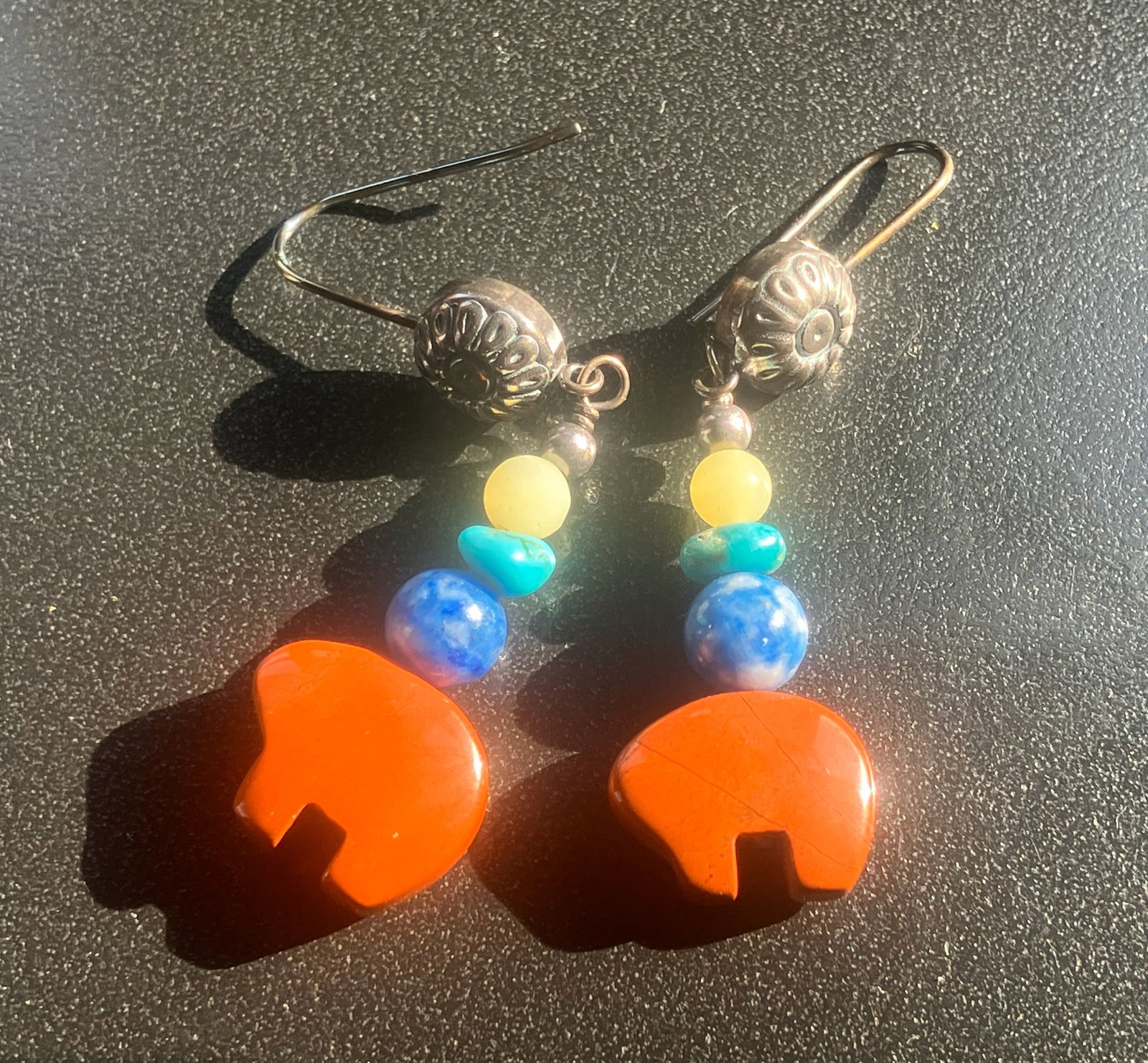 Pair of Silver Earrings: Pair of Silver Earrings