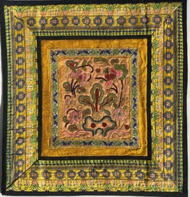 Vintage Embroidery Panel