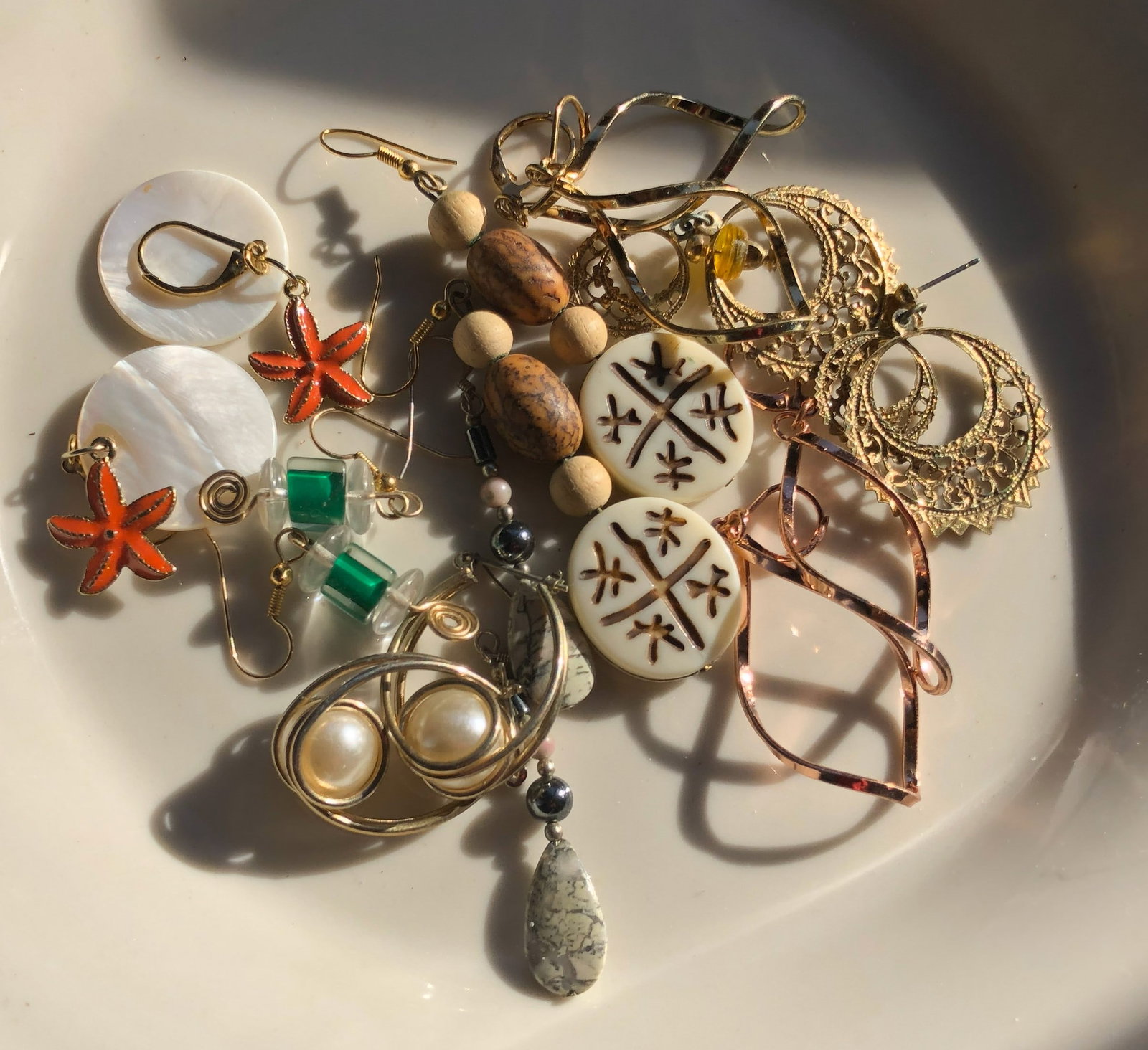 Group of Earrings: Group of Earrings
