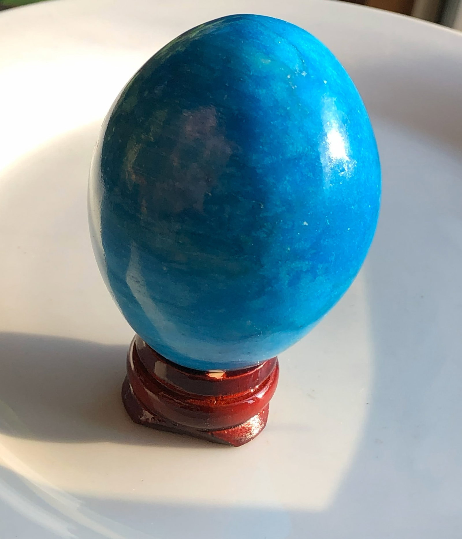 Vintage Stone Egg Display - 2