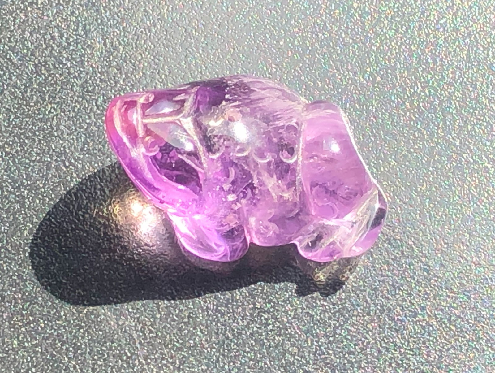 Vintage Ametrine Carving: Vintage Ametrine Carving