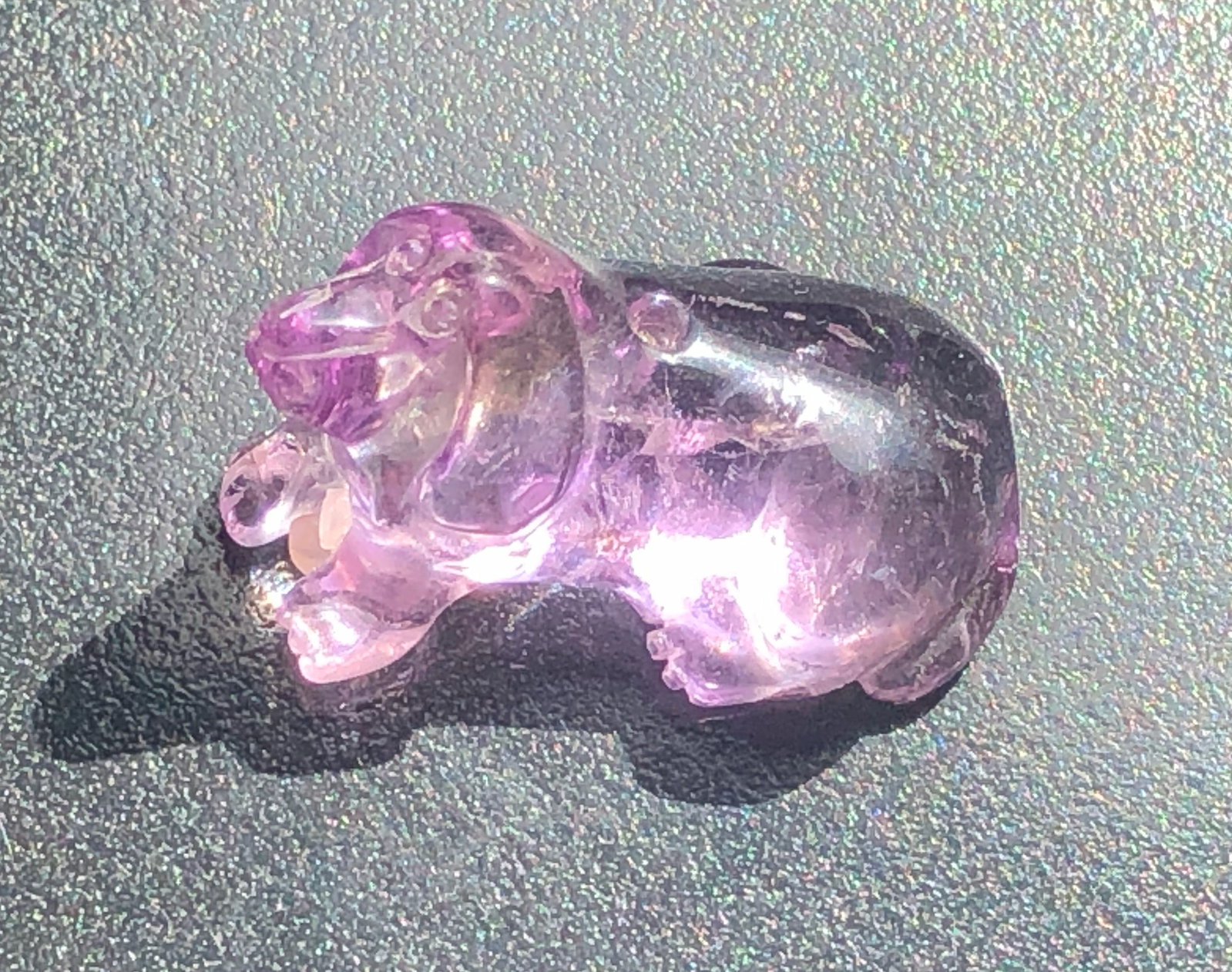 Vintage Ametrine Carving: Vintage Ametrine Carving