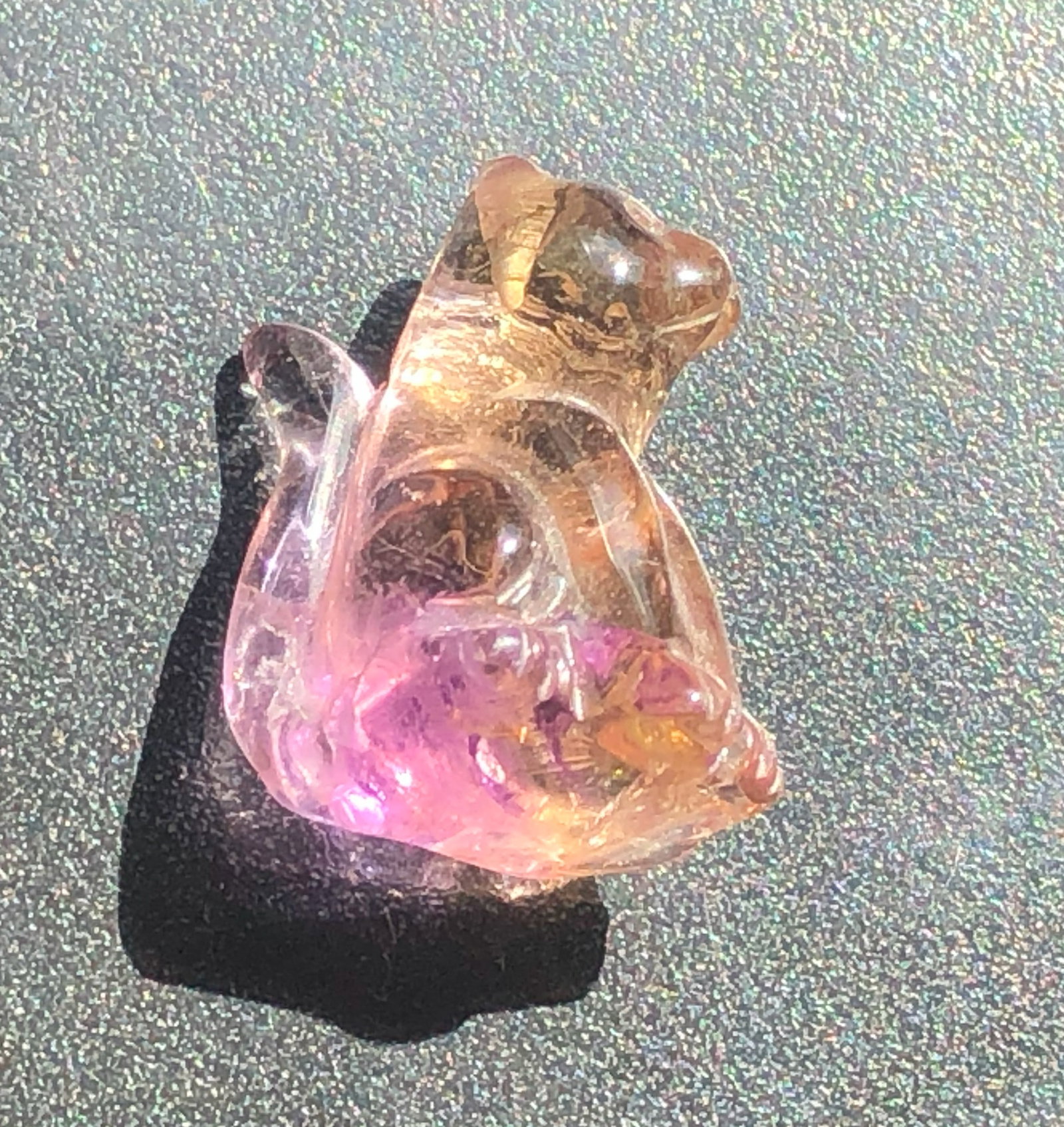 Vintage Ametrine Carving: Vintage Ametrine Carving