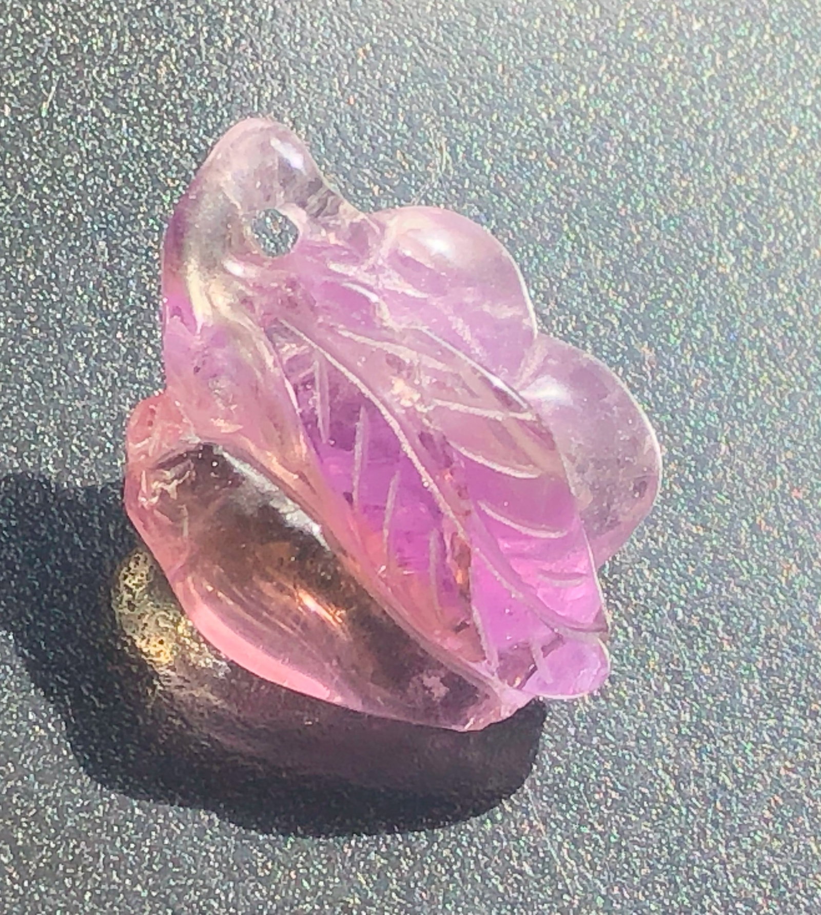 Vintage Ametrine Carving: Vintage Ametrine Carving