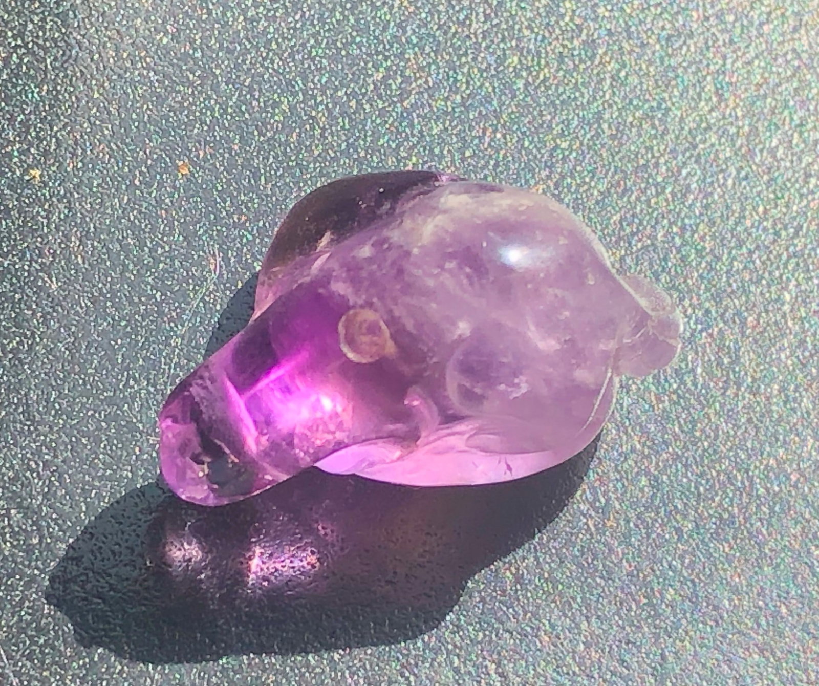 Vintage Ametrine Carving: Vintage Ametrine Carving