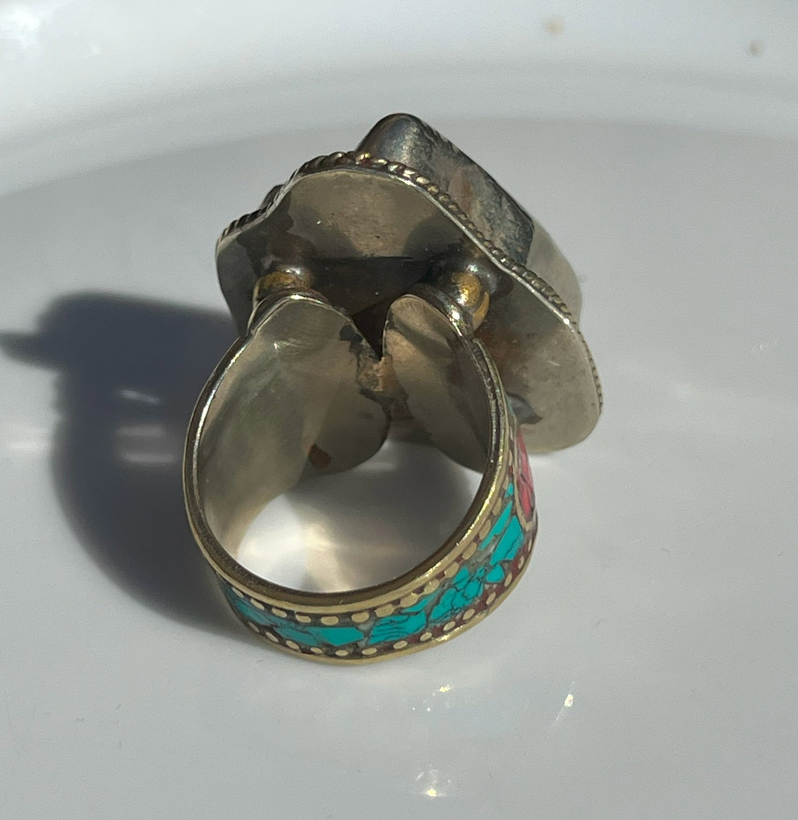 Vintage silver ring - 3