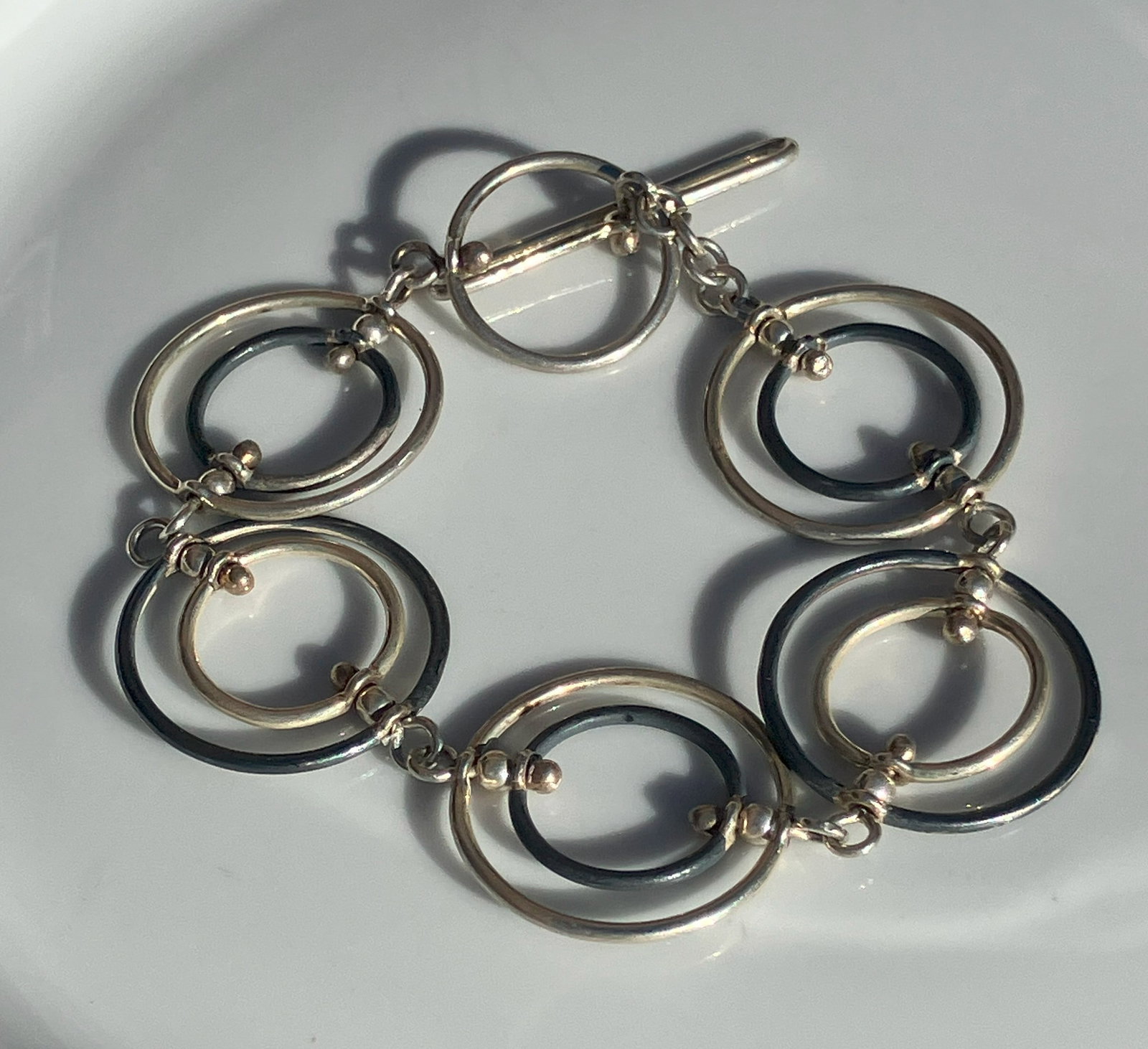 Vintage Silver Bracelet: Vintage Silver Bracelet, weight 17.2g