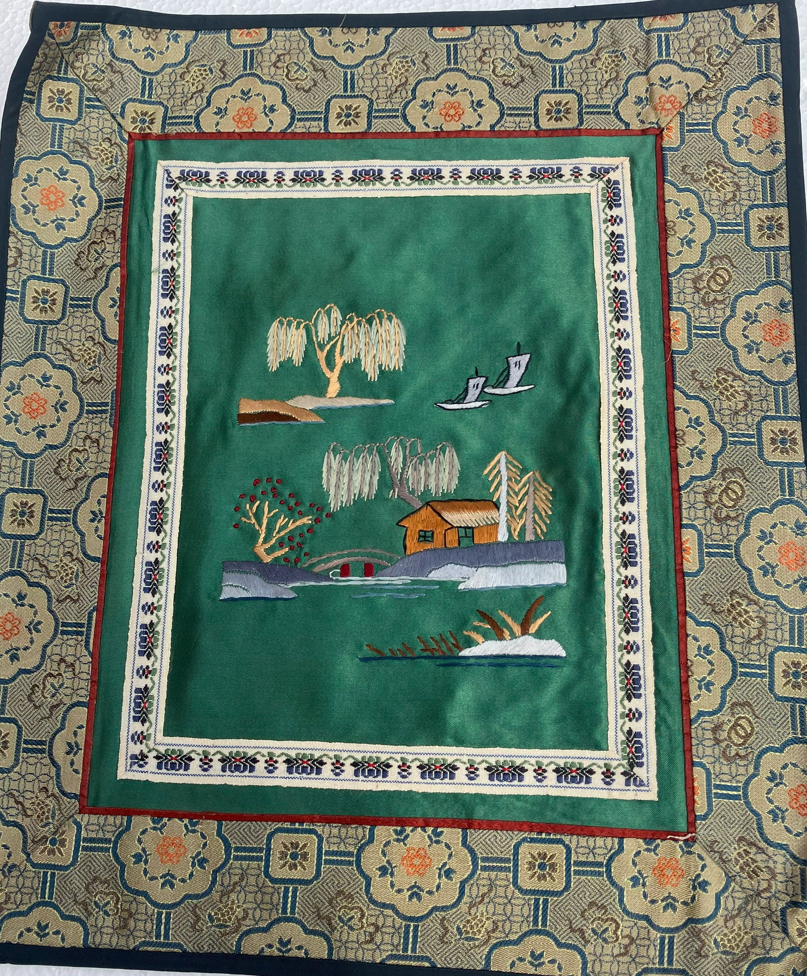 Vintage Embroidery Panel - 2