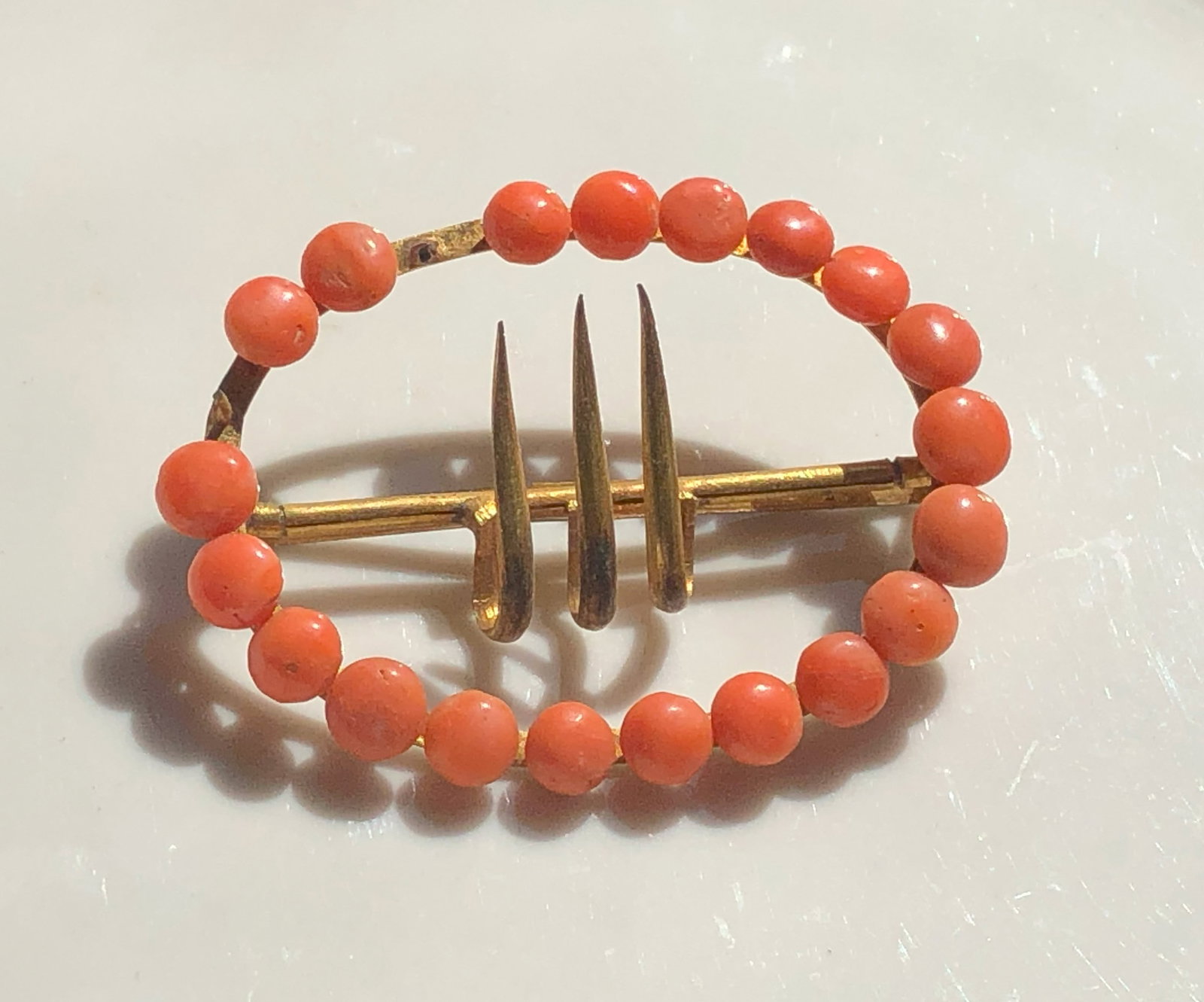Antique Victorian Coral Piece (1 of 2)