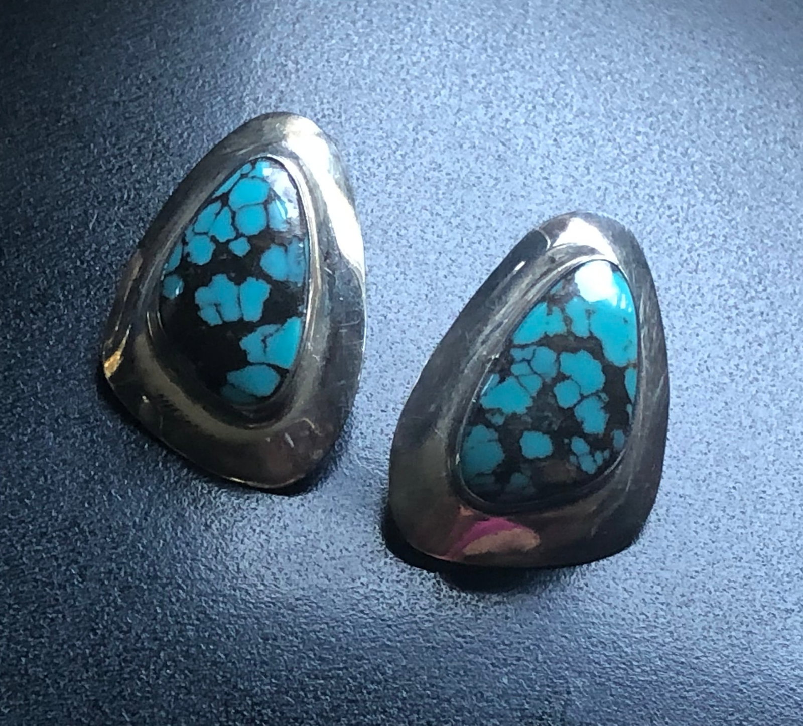 Pair of Silver Earrings: Pair of Silver Earrings