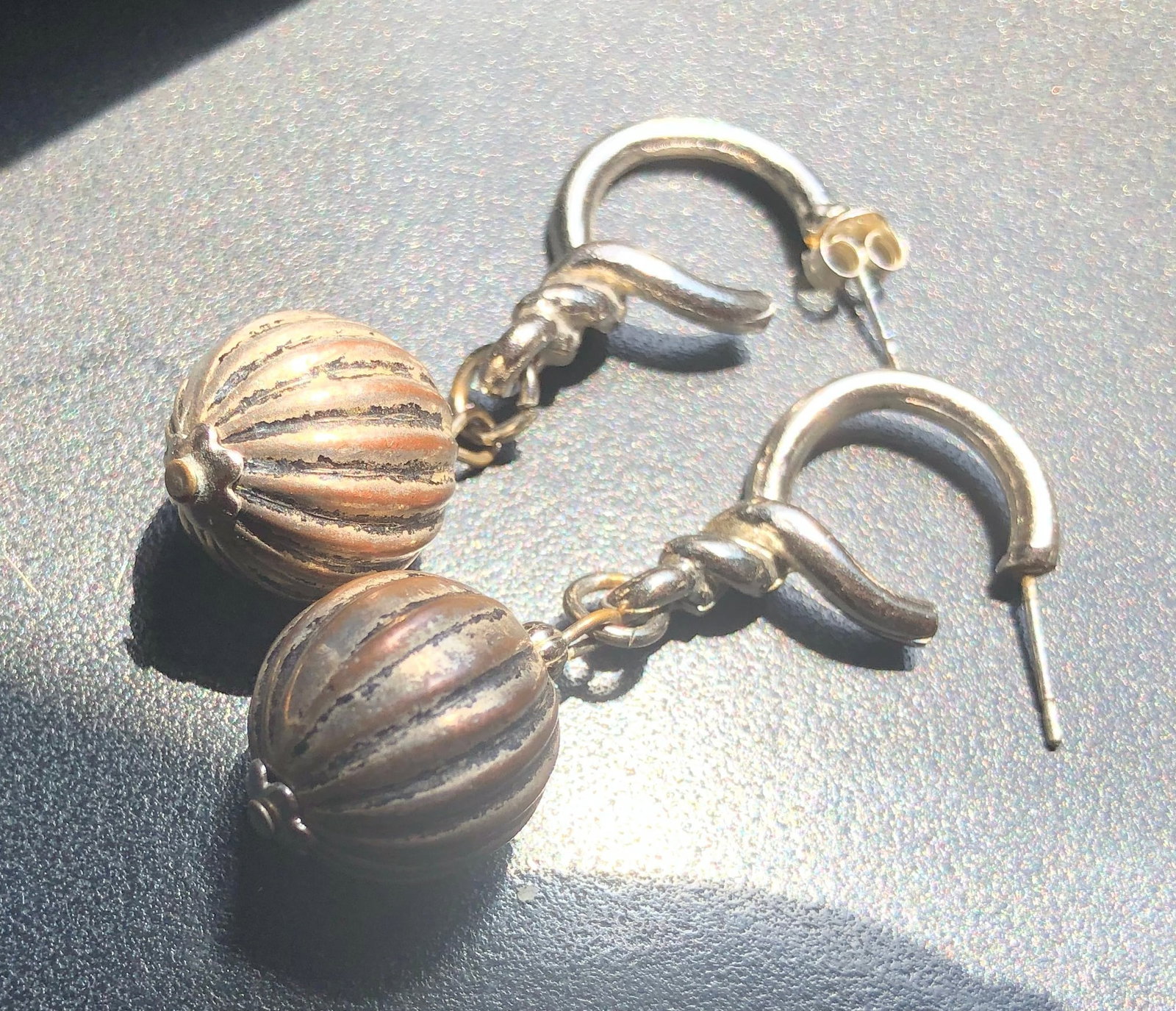 Pairof Silver Earrings - 5